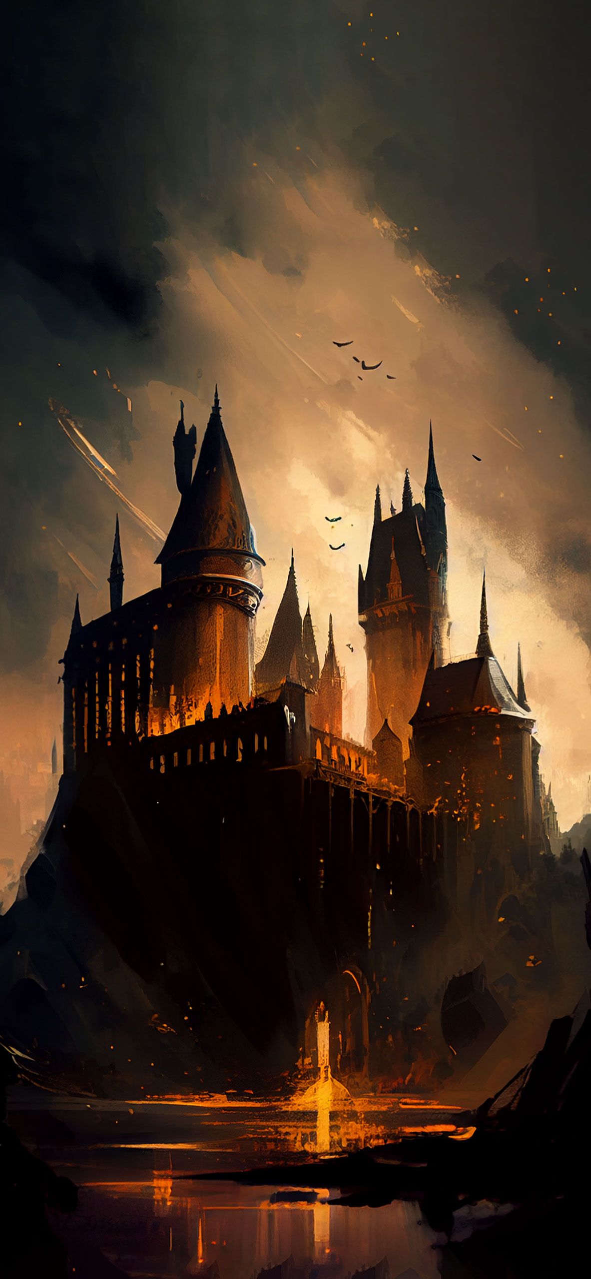 Harry Potter Hogwarts Art Wallpaper