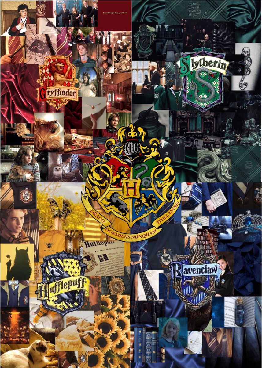 Harry Potter houses Wallpaper