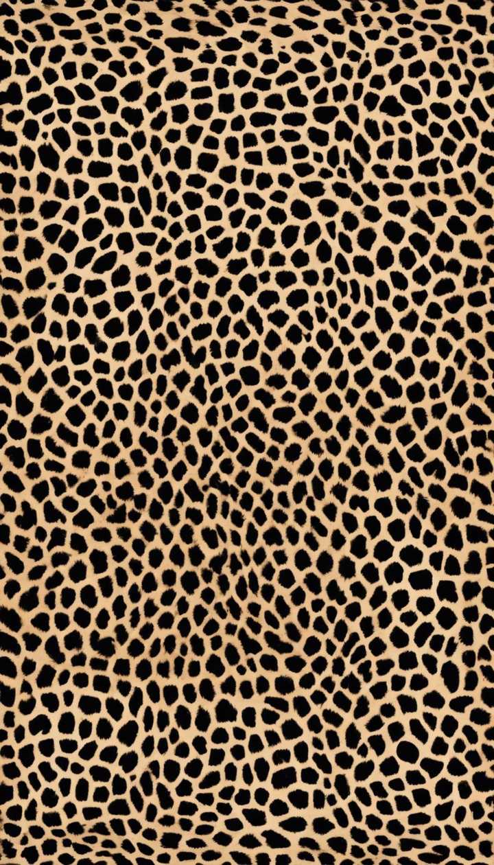 A symmetrical leopard print design