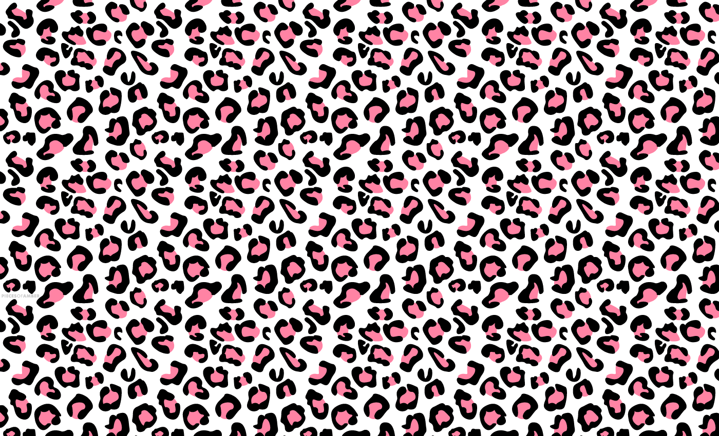 Pink Leopard Print Wallpaper