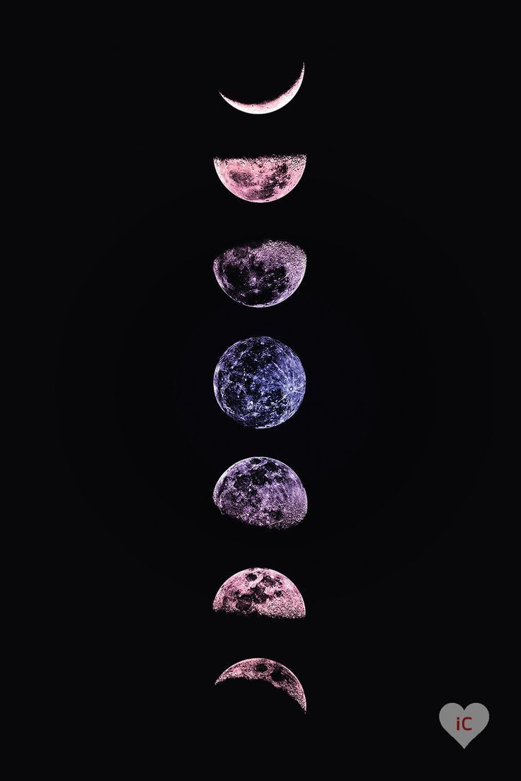 Moon Phases. Witchy wallpaper, iPhone