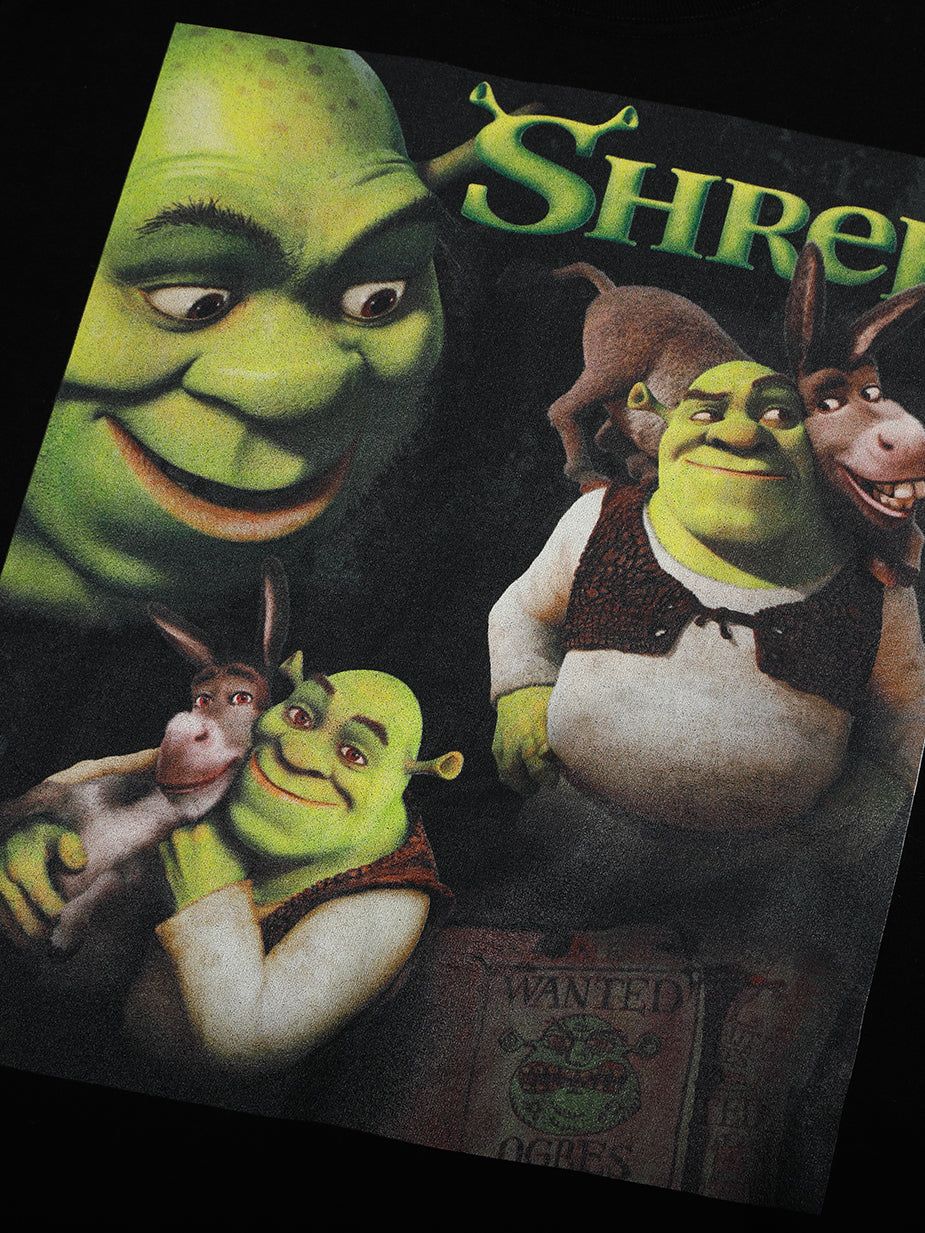 Shrek & Donkey Black Tee