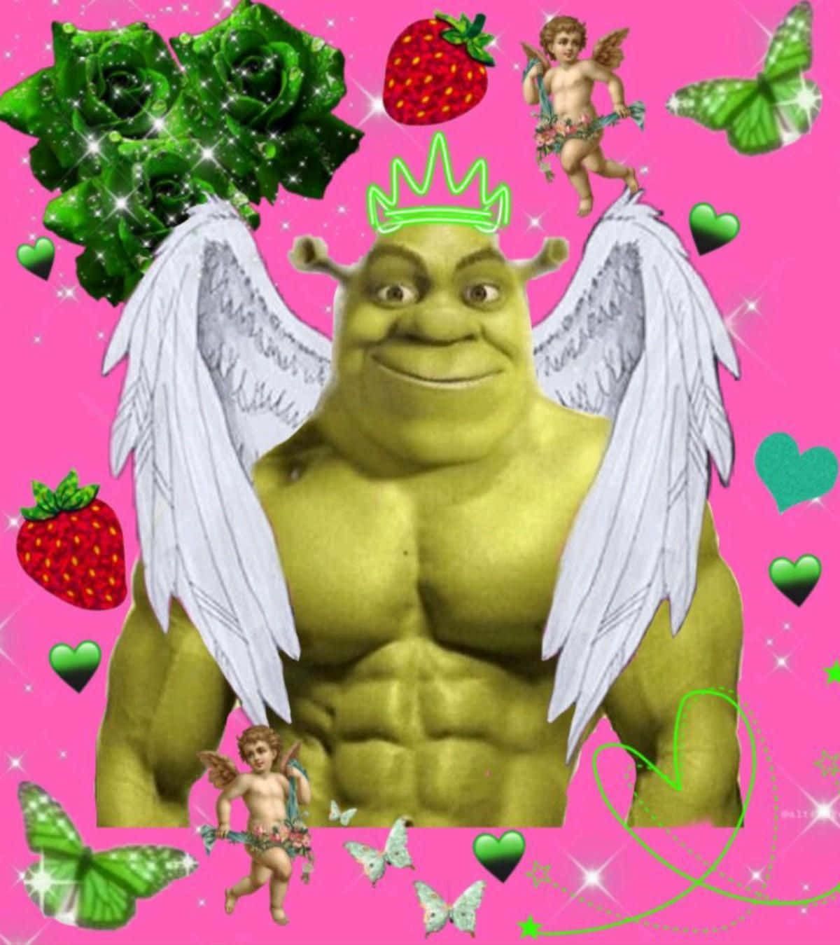 Download Shrek Angel Aesthetic Collage