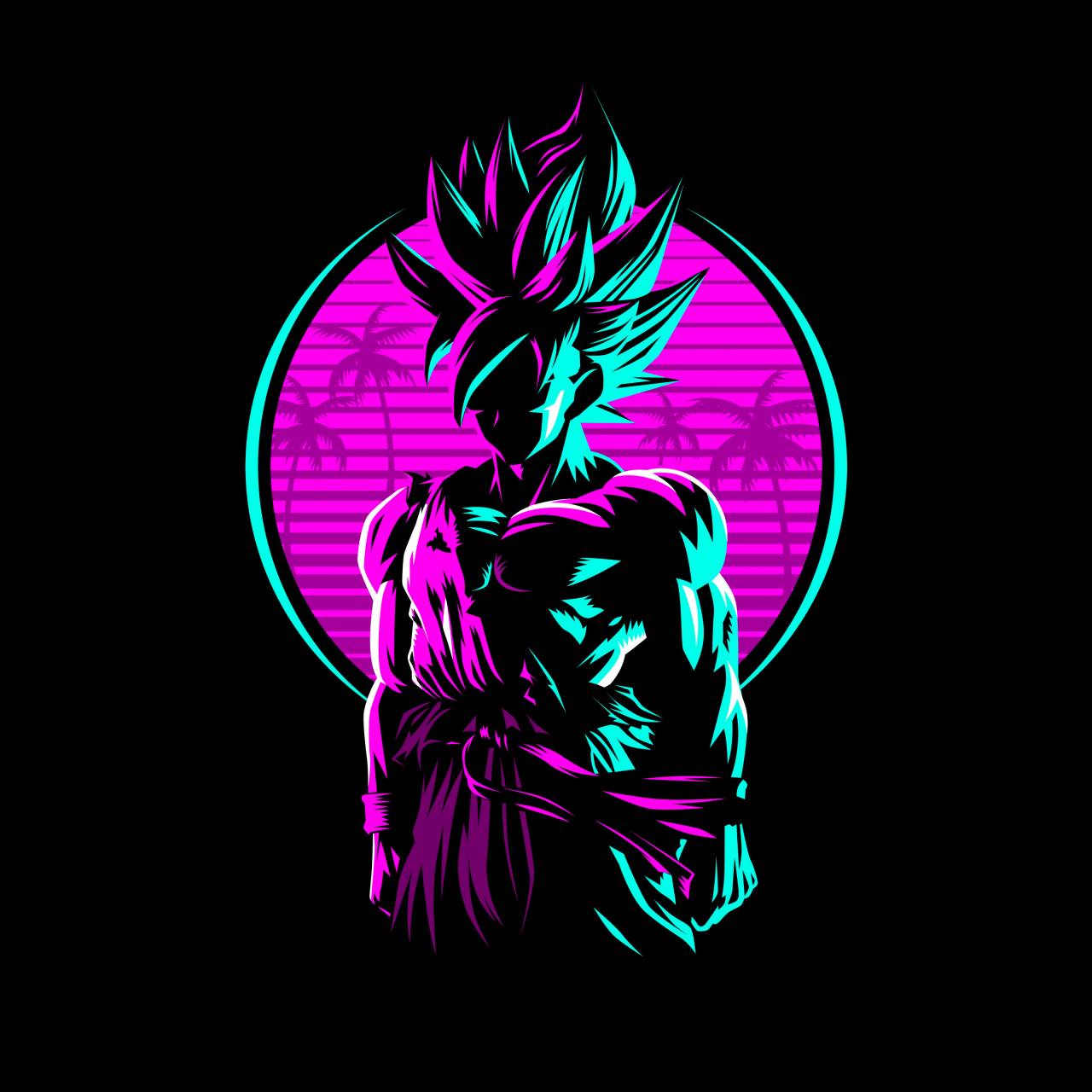 Goku Wallpaper 4K, Dragon Ball, AMOLED