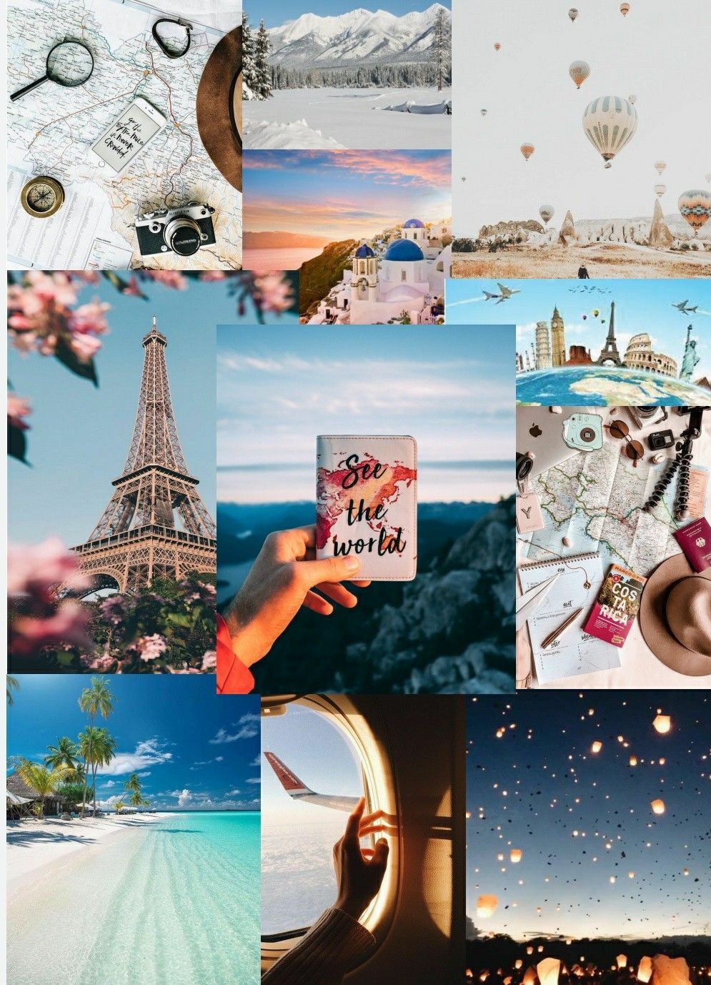 Travel collage