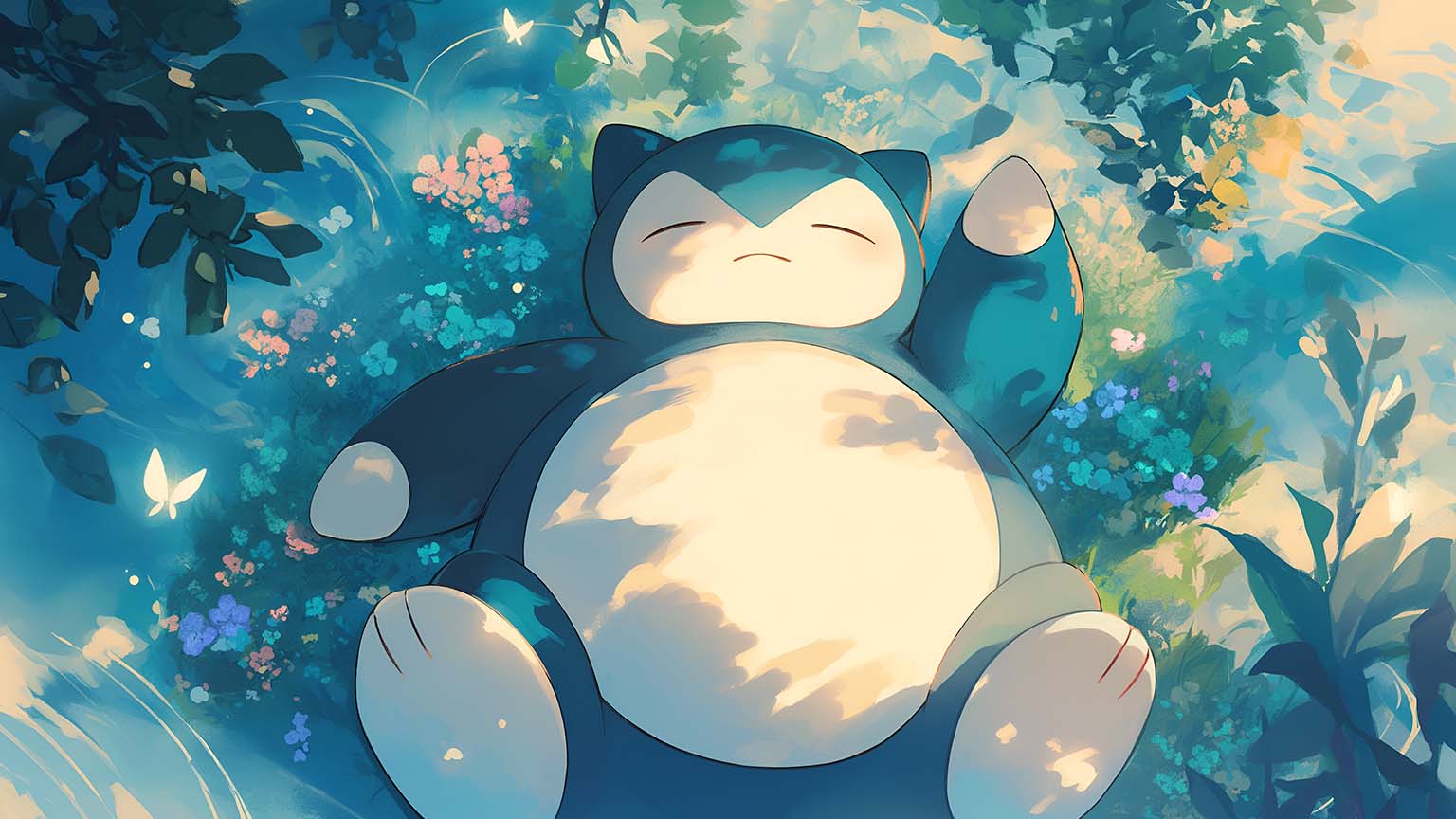 Pokemon Snorlax Aesthetic Desktop