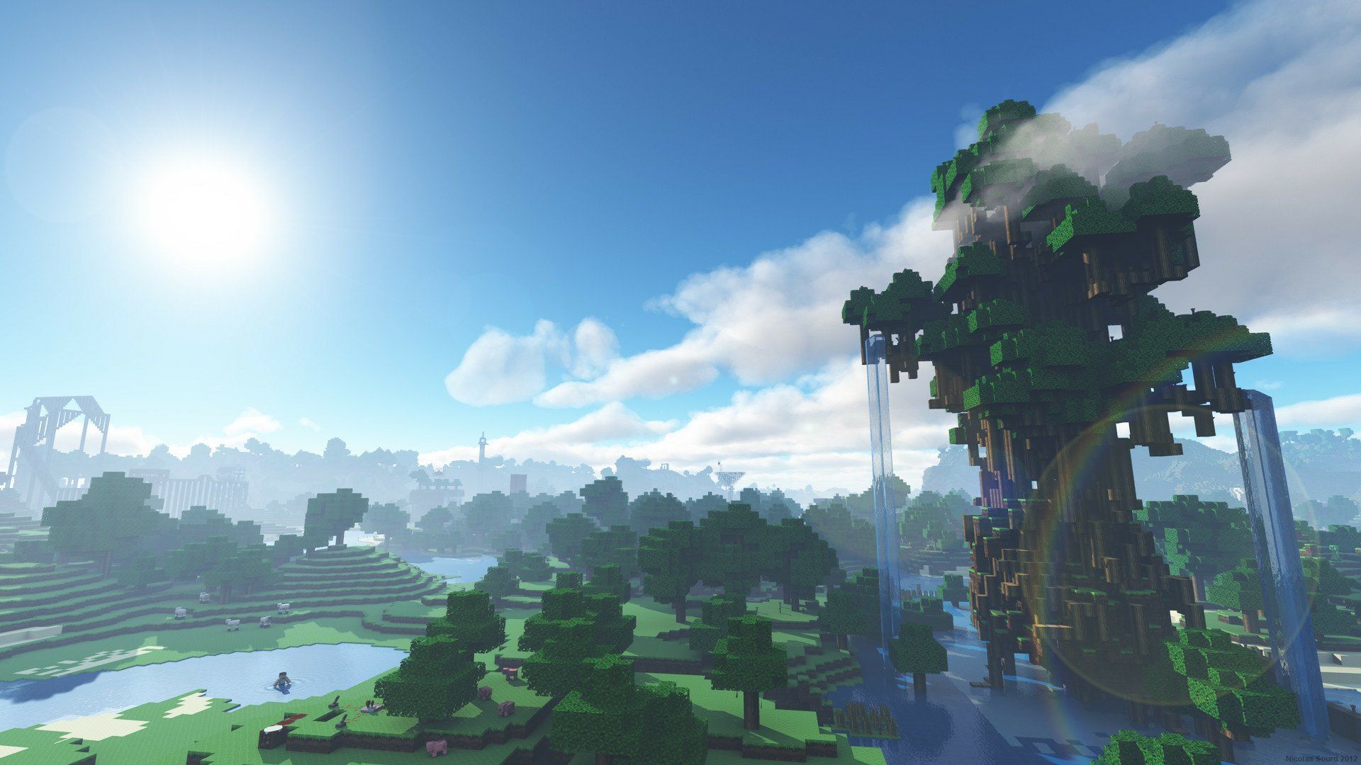 Minecraft Jungle HD Wallpaper