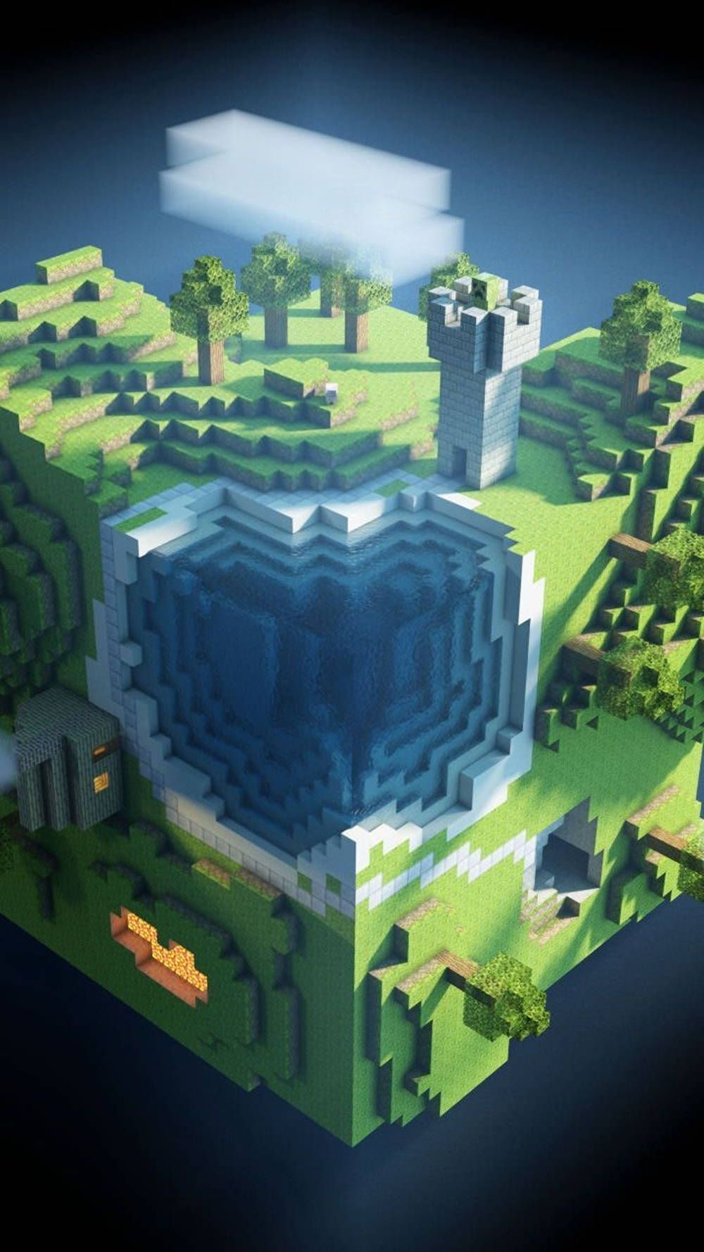 Minecraft Phone HD Wallpaper 100++