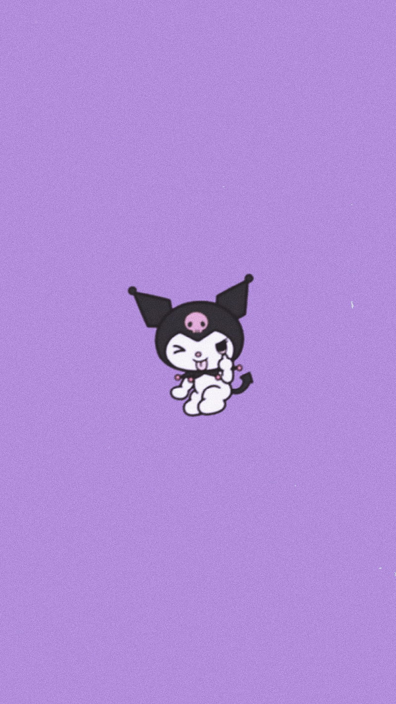 purple, sanrio, HD phone wallpaper