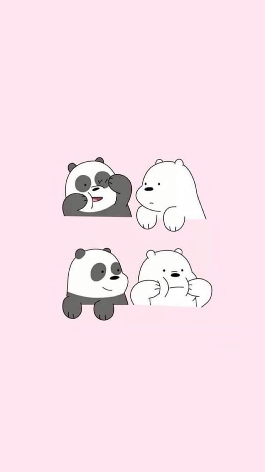 we bare bears HD phone wallpaper