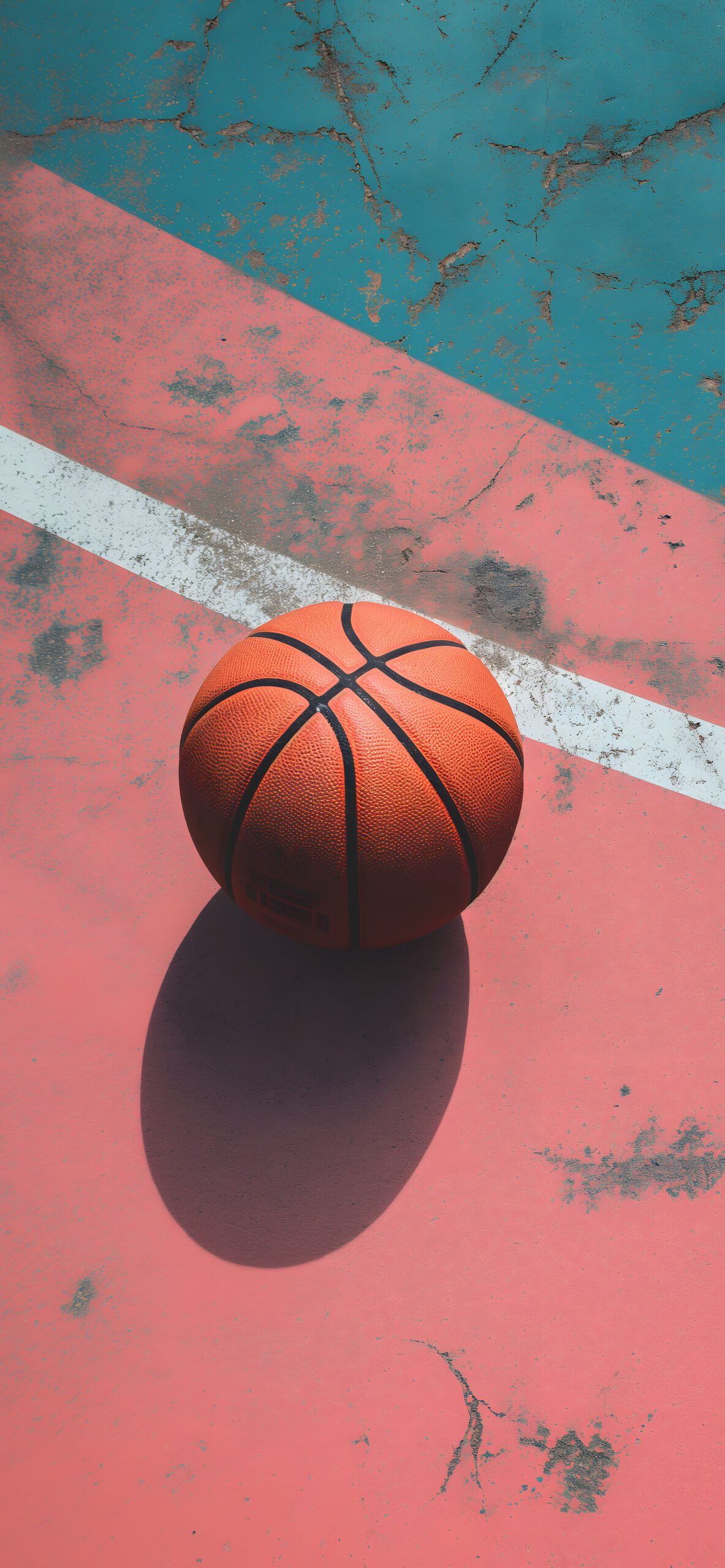 Aesthetic Basketball Court Wallpaper