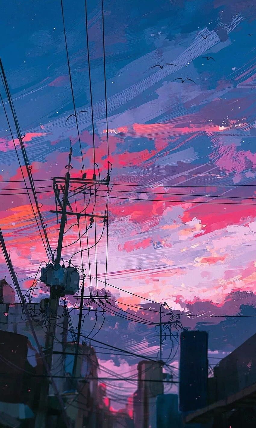 Anime Aesthetic Painting HD phone