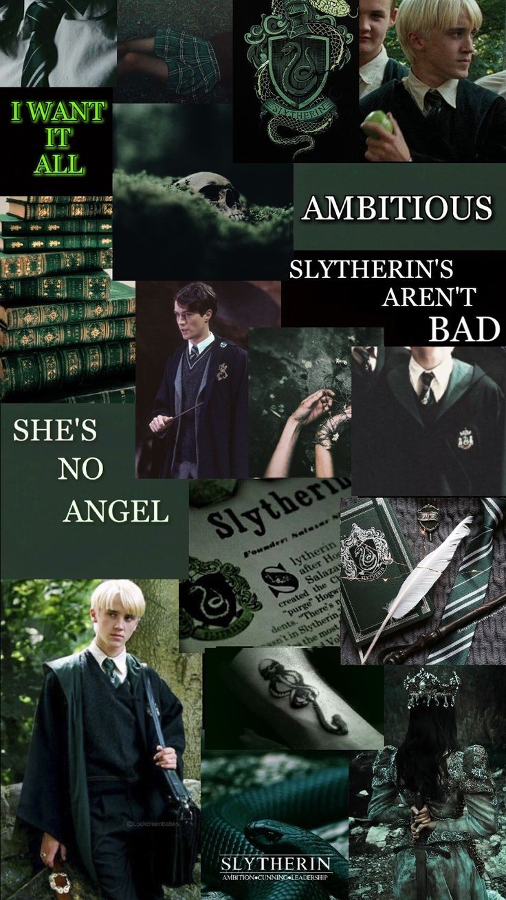 Slytherin Trio Wallpaper by TheWildTortilla