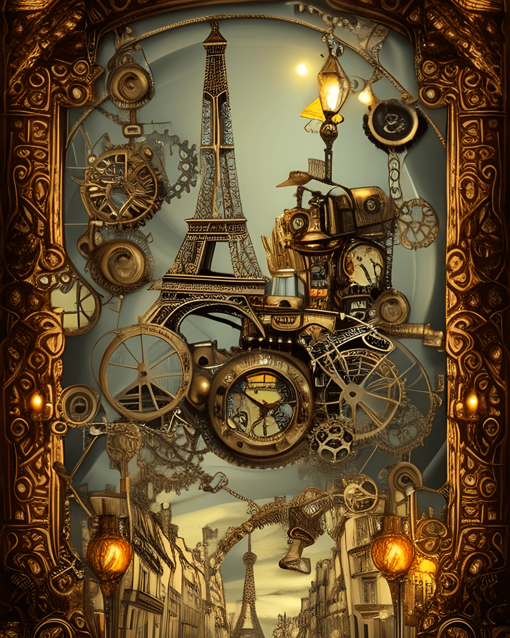 Whimsical Detailed Steampunk Fantasy