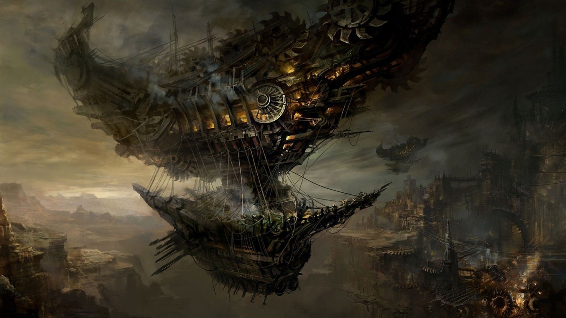 Awesome Steampunk Wallpaper 14