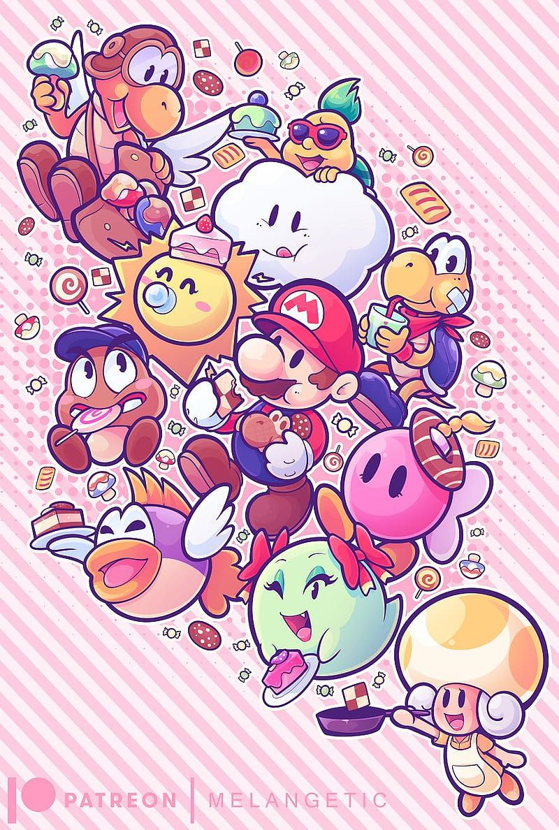 HD paper mario wallpaper