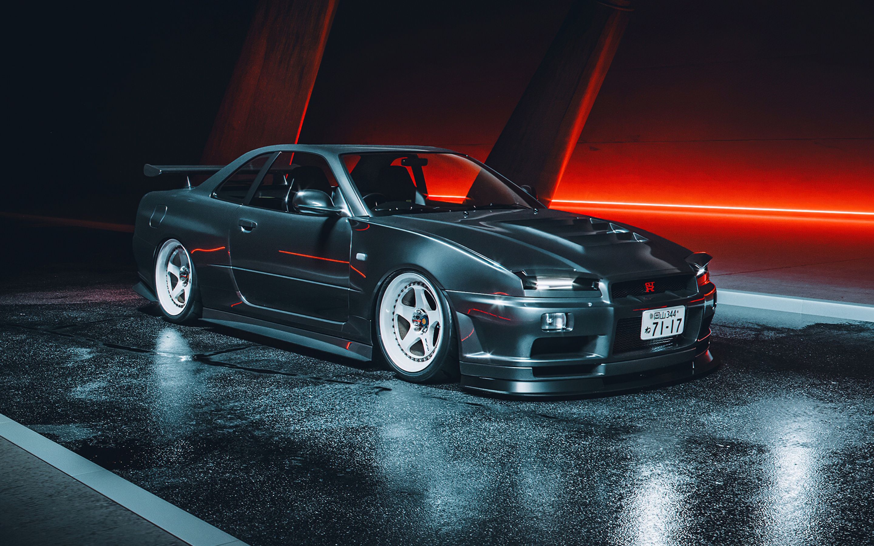 Nissan Skyline GT R R34 Wallpaper 4K