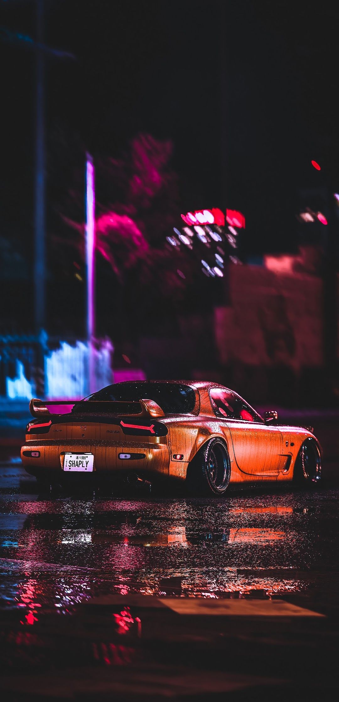 Night Aesthetic, Cars, Mazda RX 7