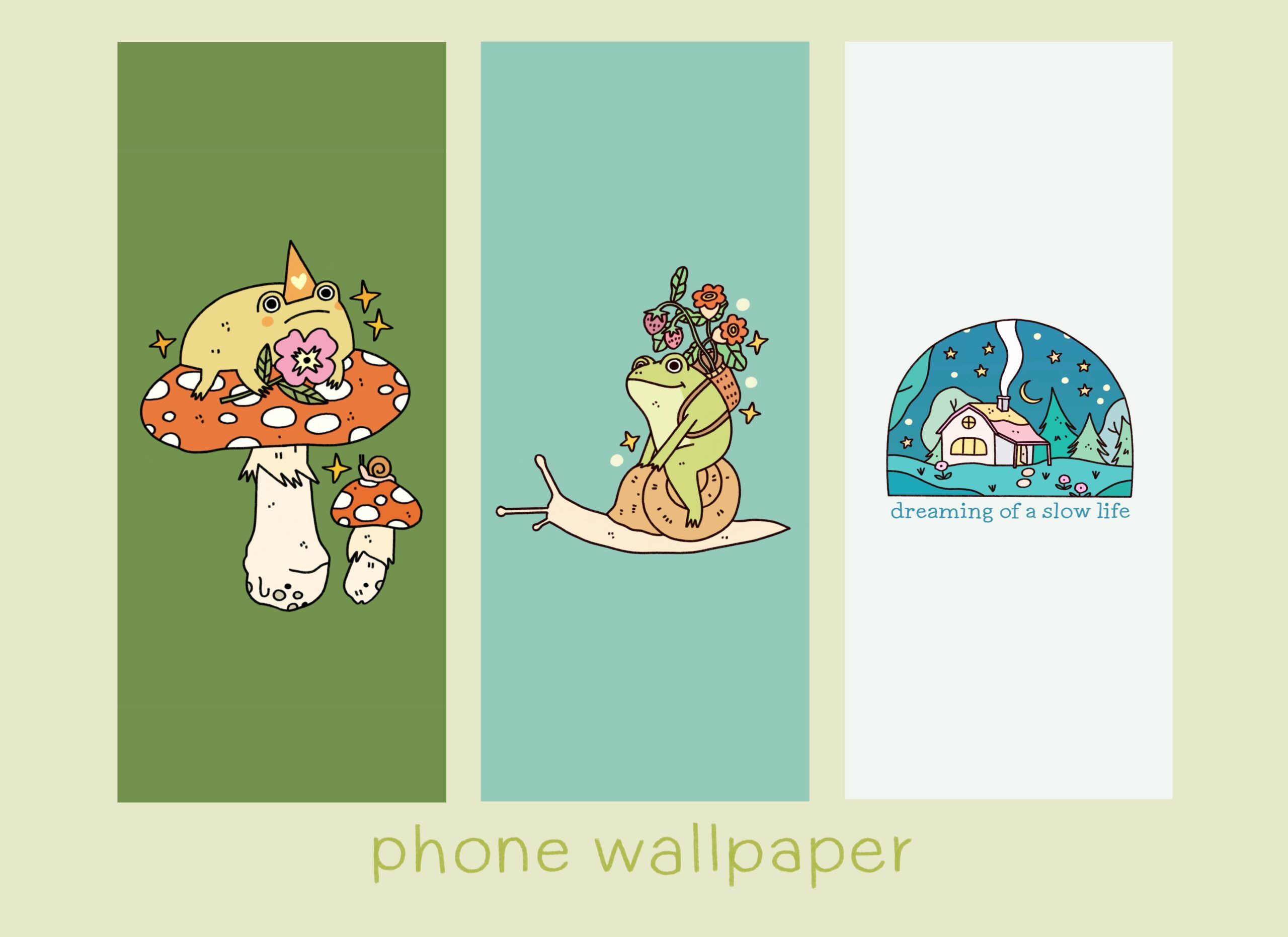 Cottagecore Phone Wallpaper ✺ Set of 5