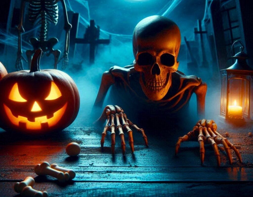 Halloween Skeleton Wallpaper iPhone