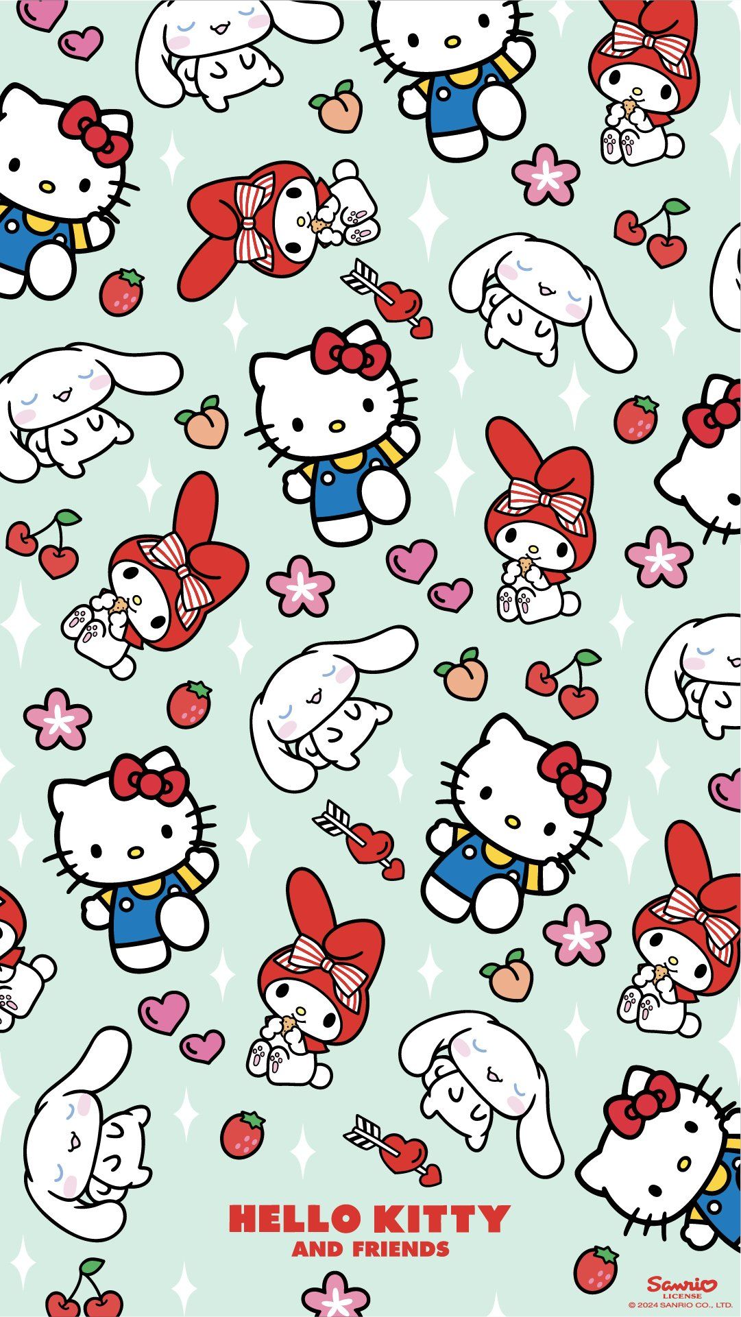 Hello Kitty & Friends Phone Wallpaper