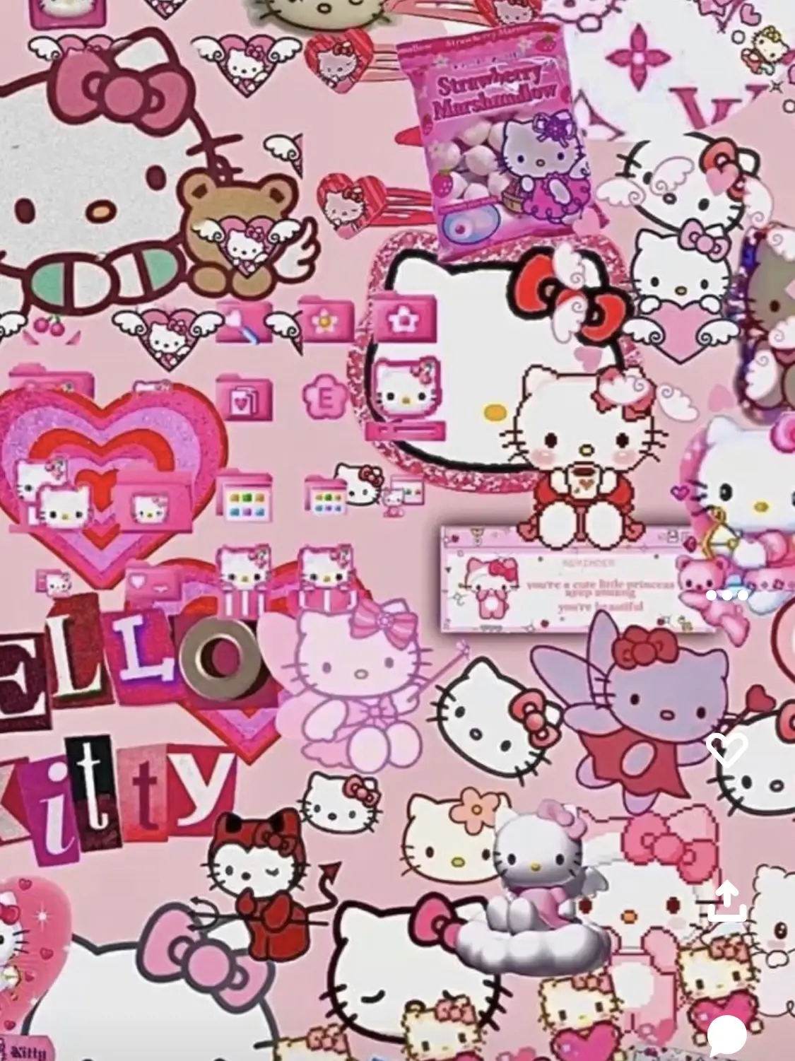 A cute hello kitty wallpaper