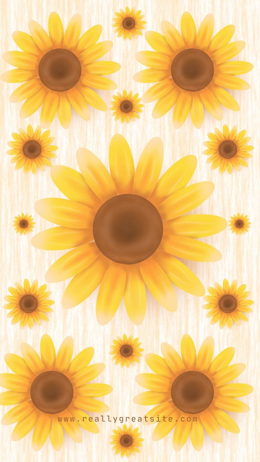 customizable wallpaper sunflower