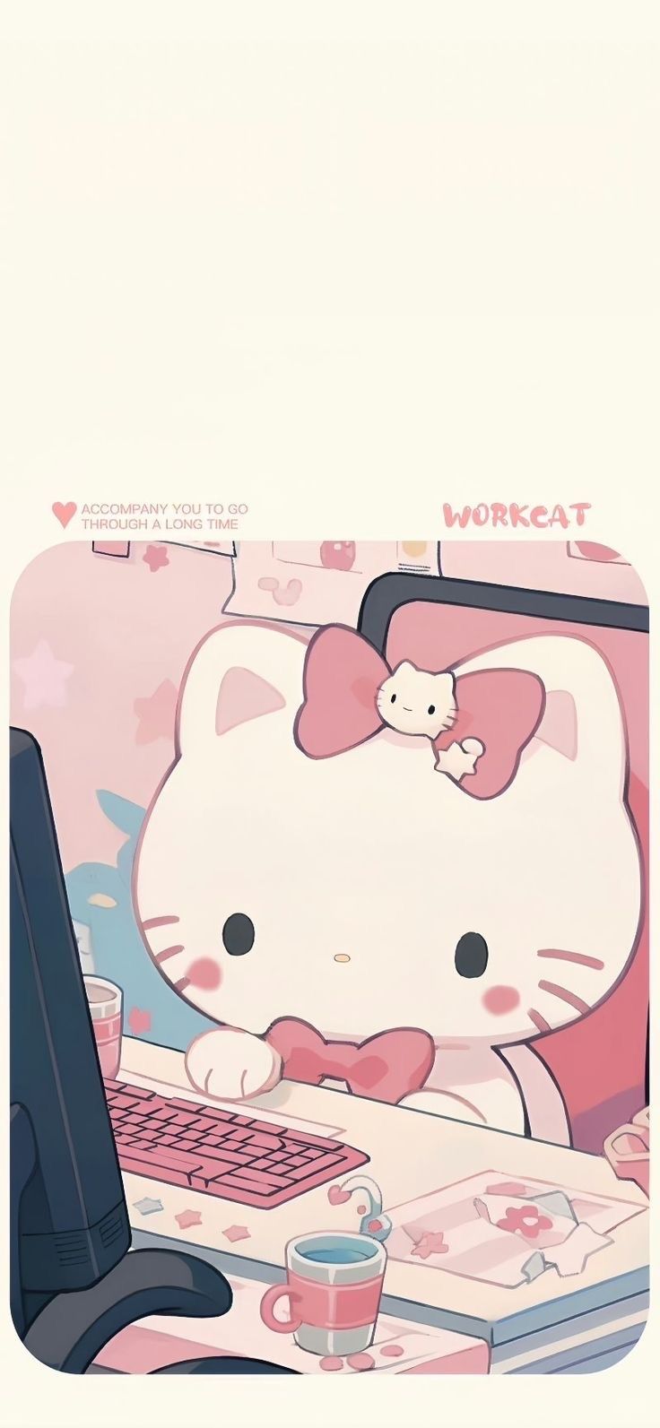 hello kitty wallpaper on Tumblr