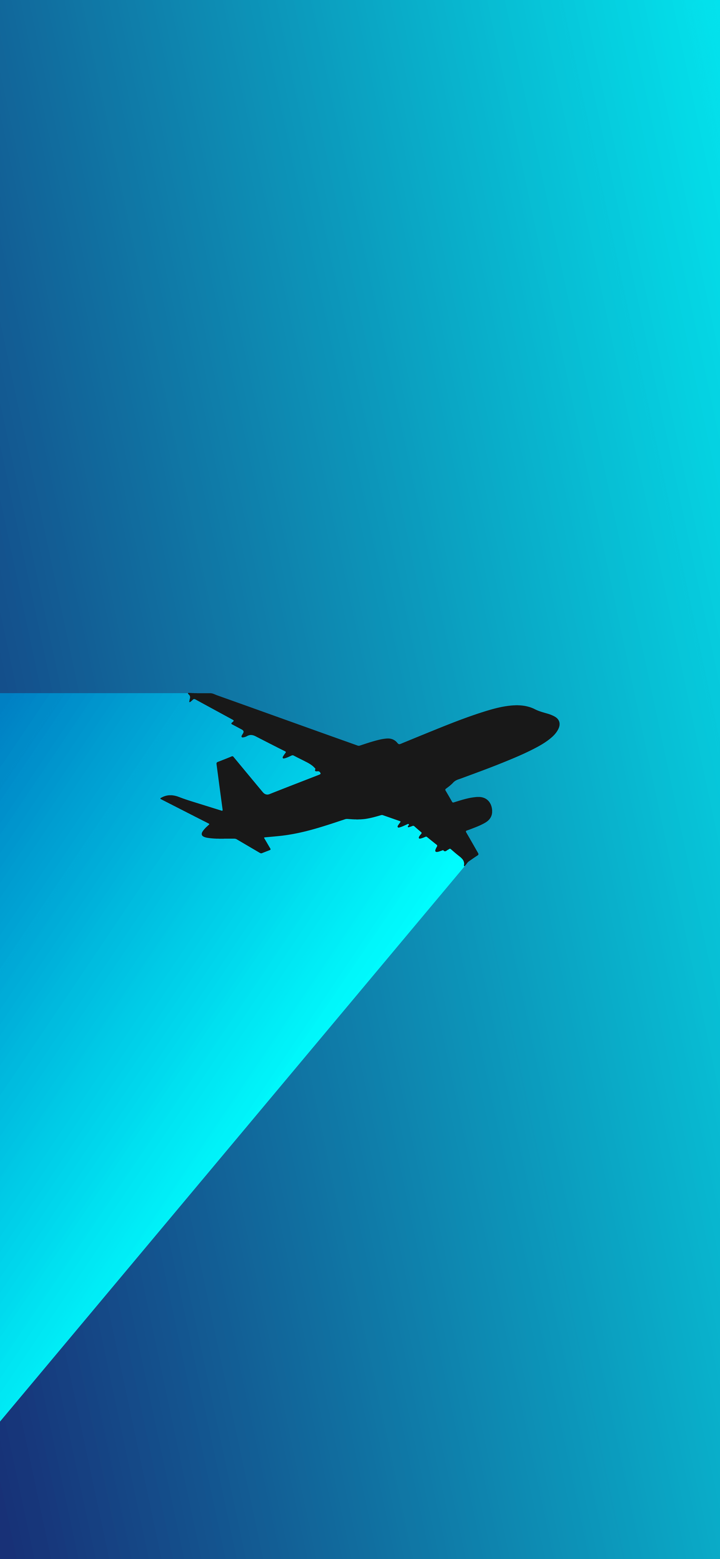 AIRPLANE MINIMALIST WALLPAPER 4K