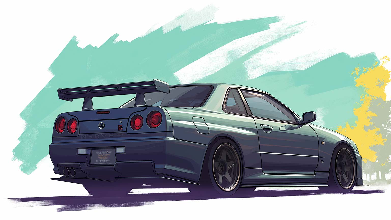 Nissan Skyline GT R R34 Desktop