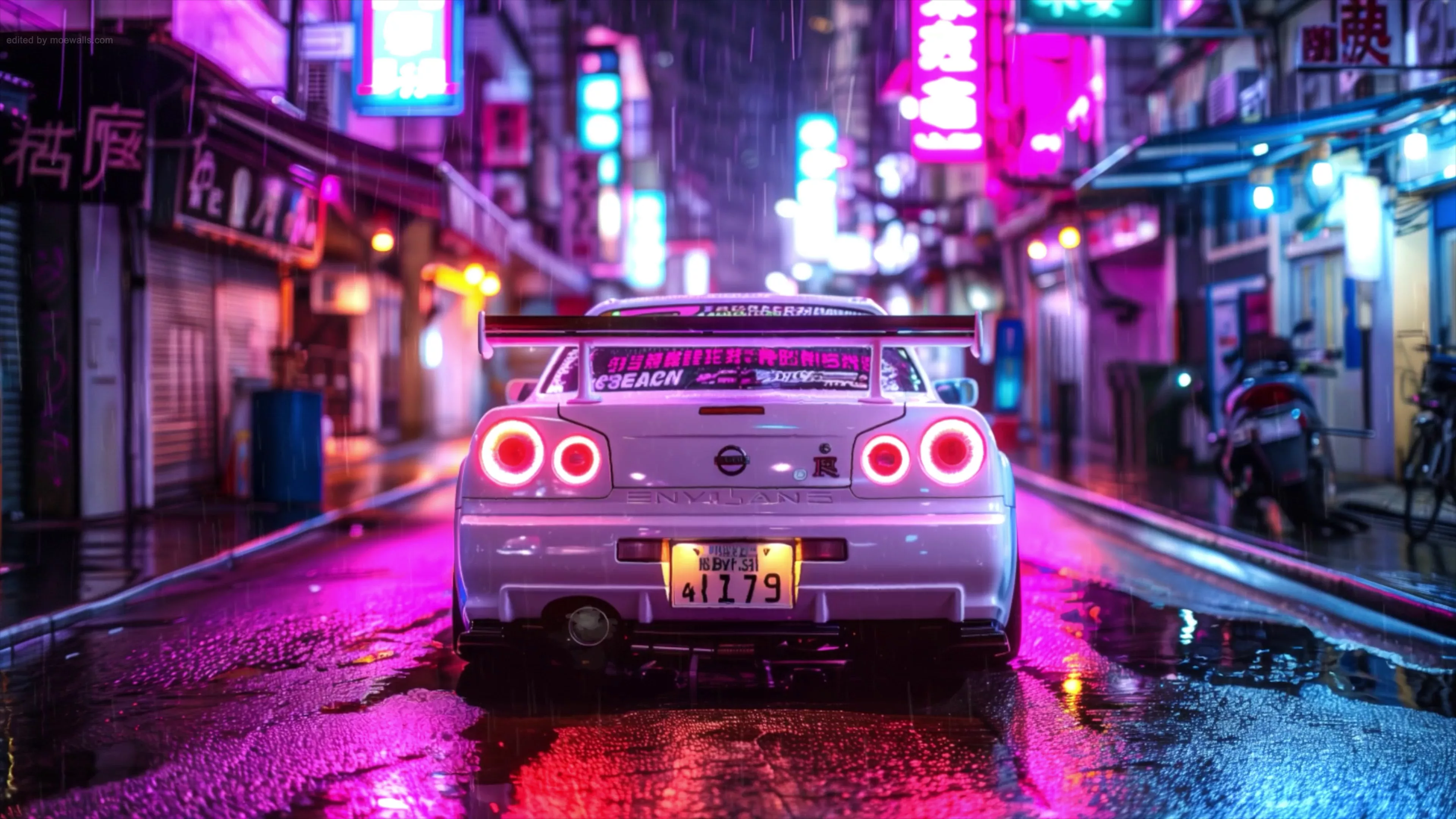 Live wallpaper Nissan GTR R34 Japanese