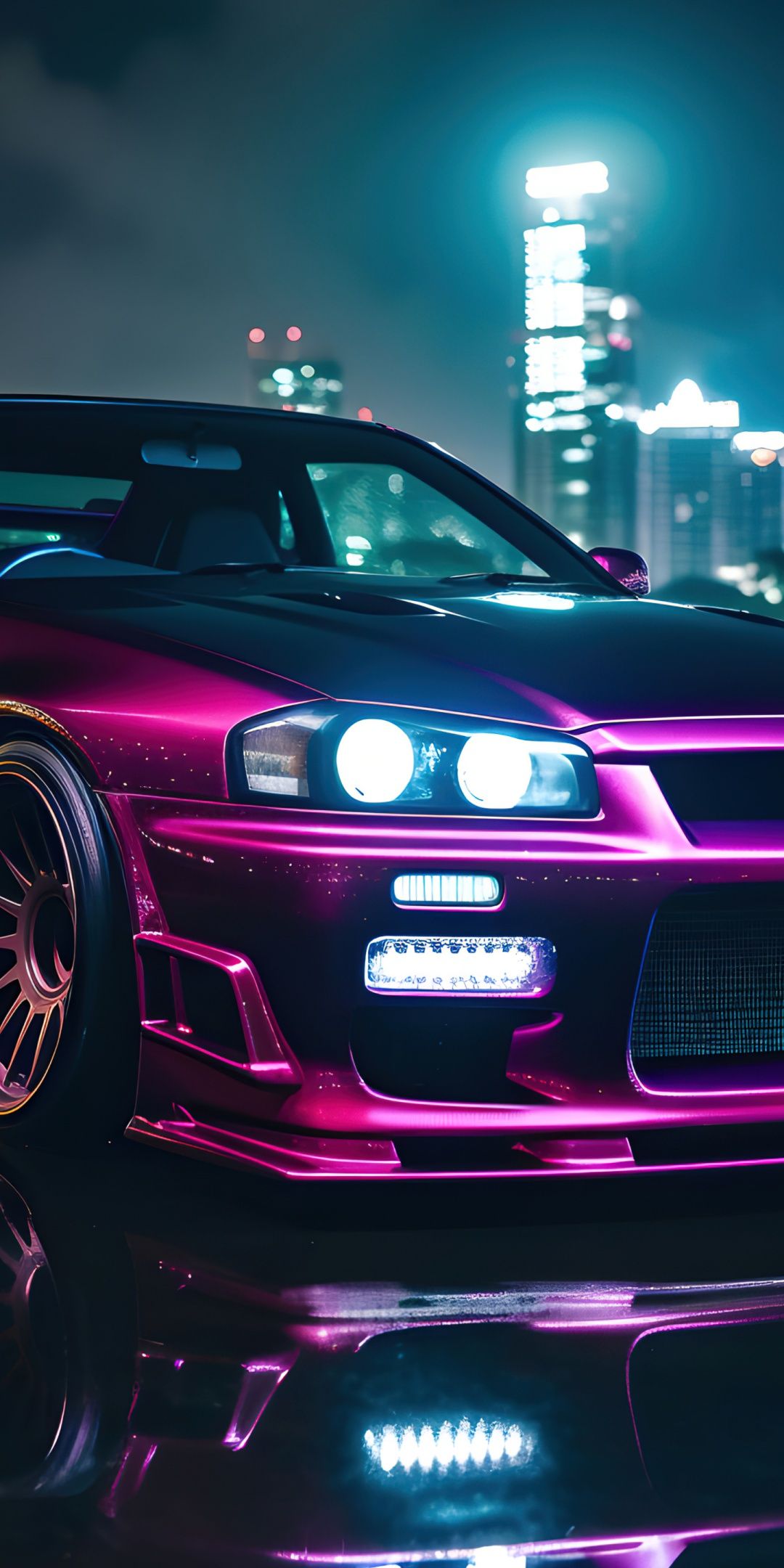 Nissan Skyline GT R R34 Wallpaper 4K