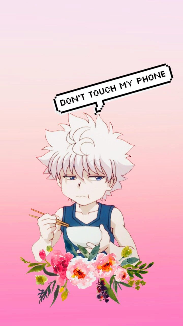 Anime Don't Touch My Phone Wallpaper