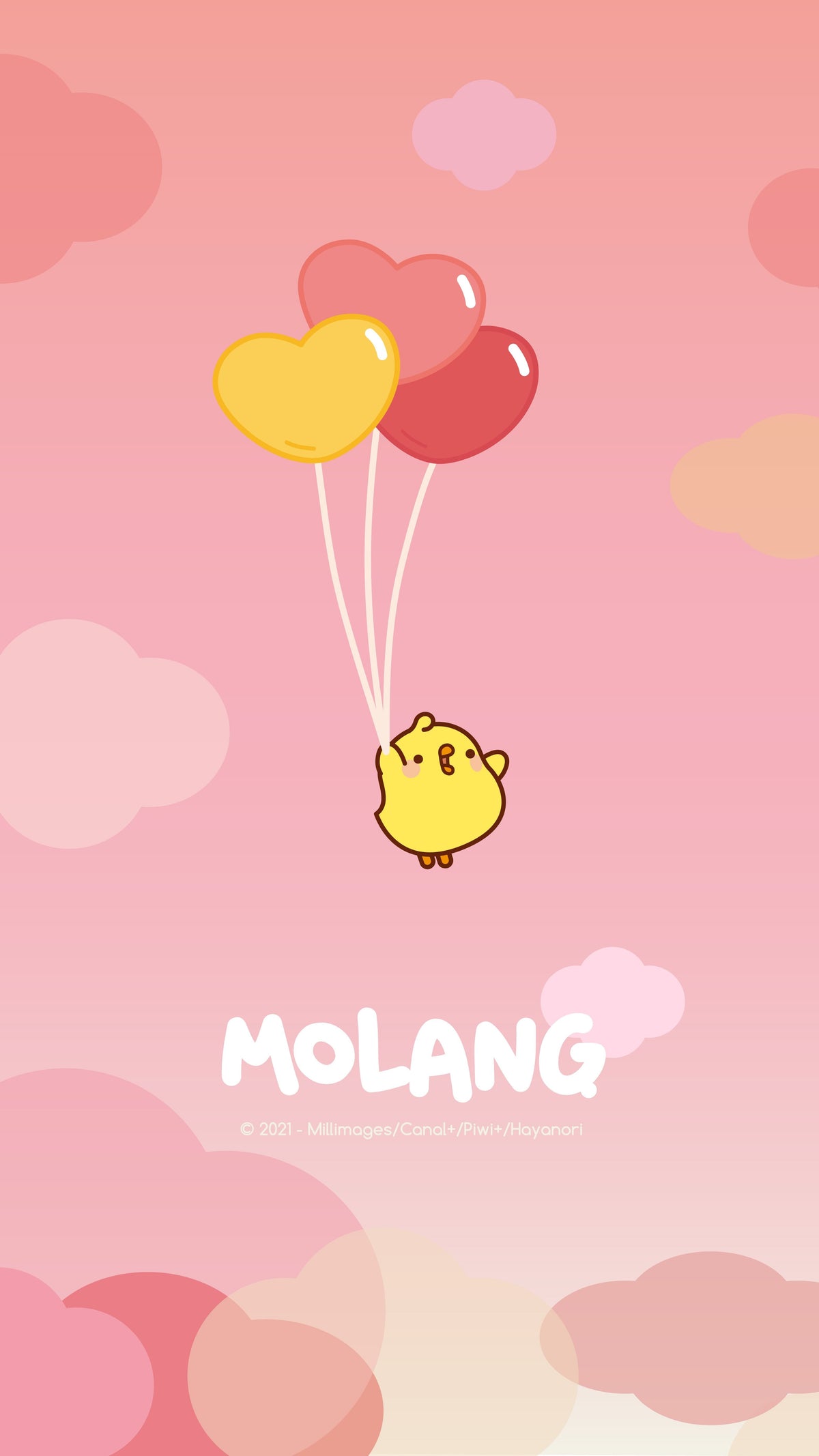 Discover The Balloons Wallpaper of Molang