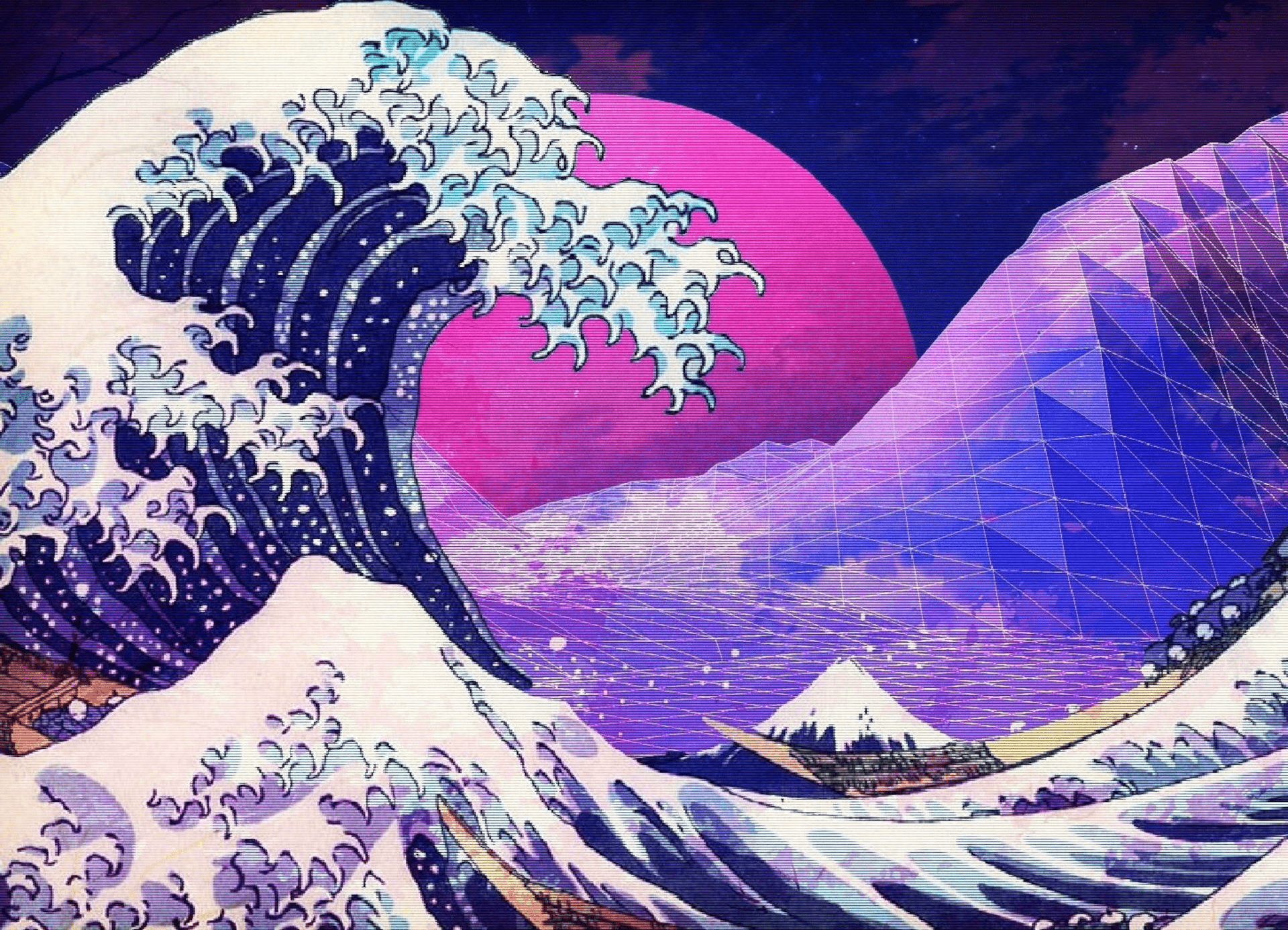 The great wave off kanagawa aesthetic