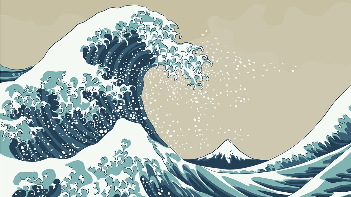 The Great Wave Off Kanagawa Wallpaper