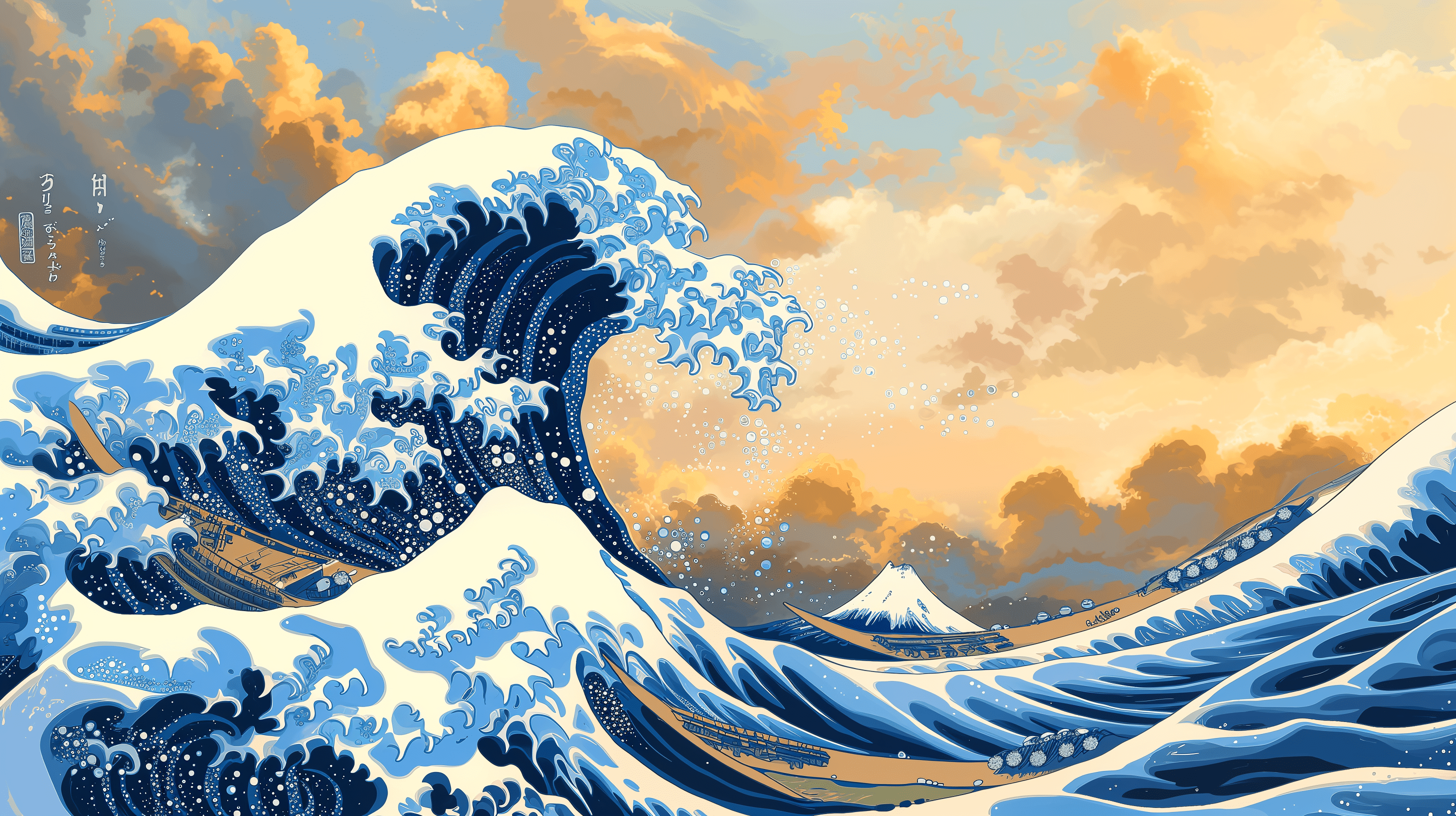 The Great Wave Off Kanagawa Wallpaper