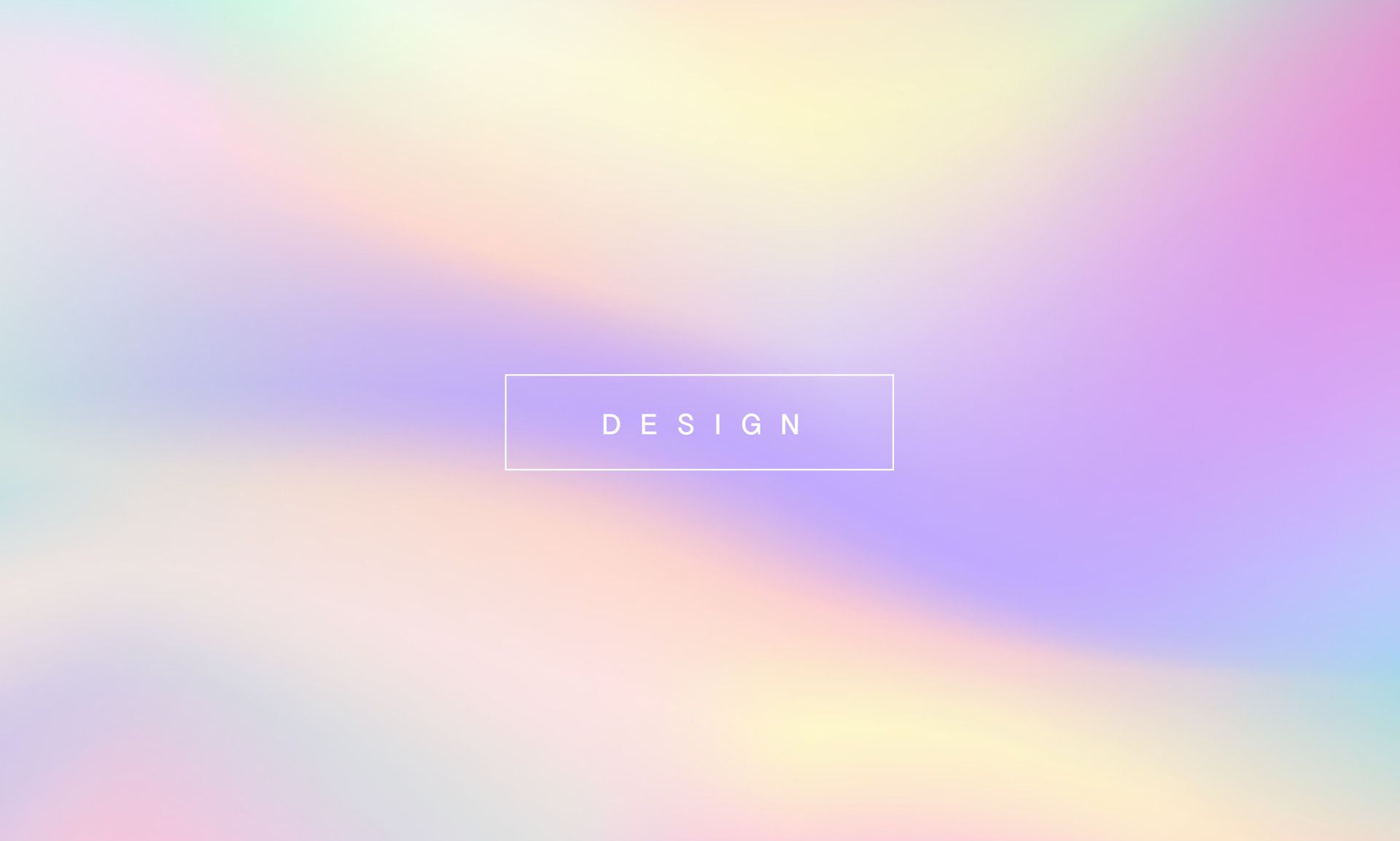 Gradient pastel modern rainbow