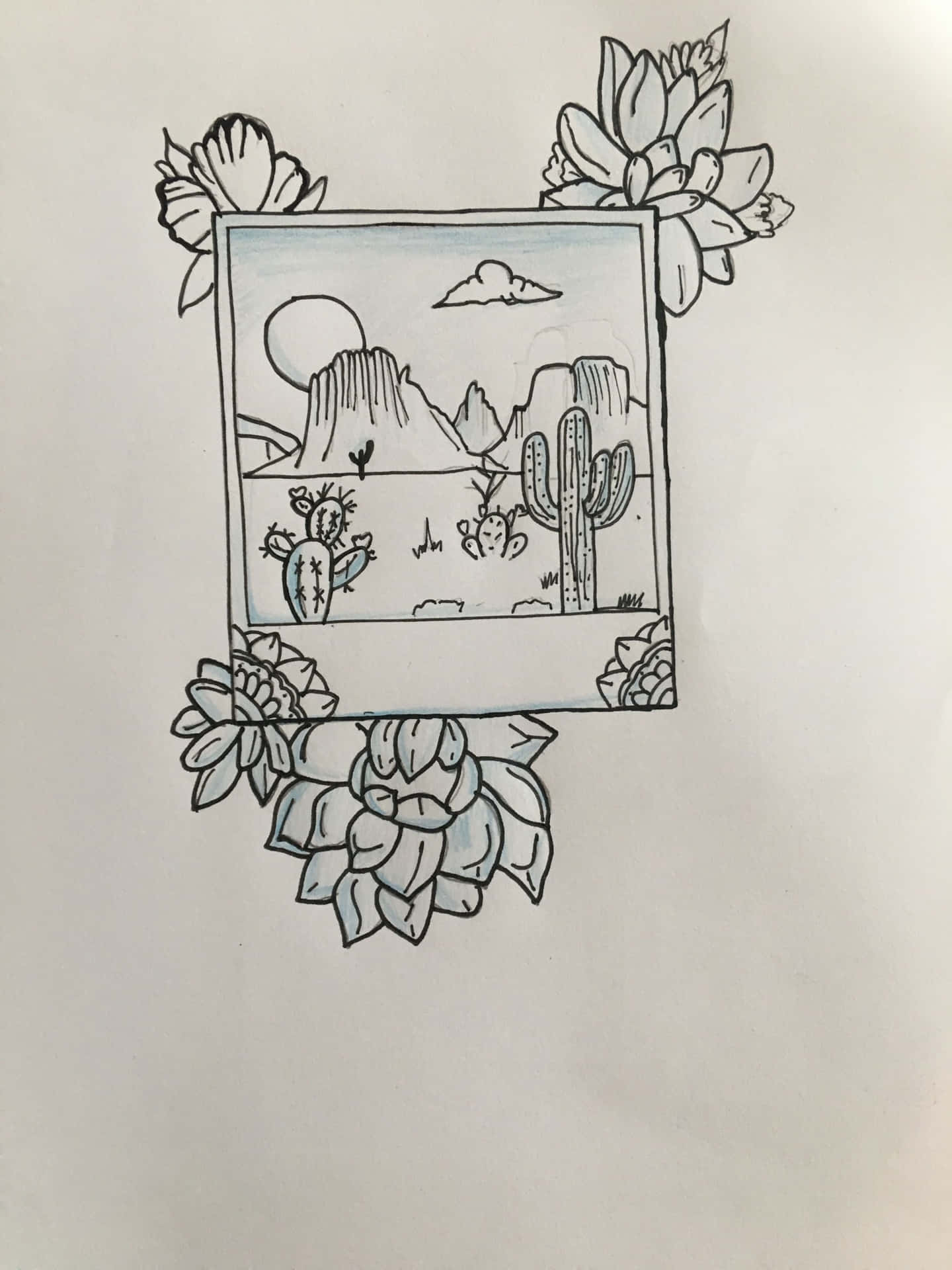 Hand Drawn Aesthetic Drawing