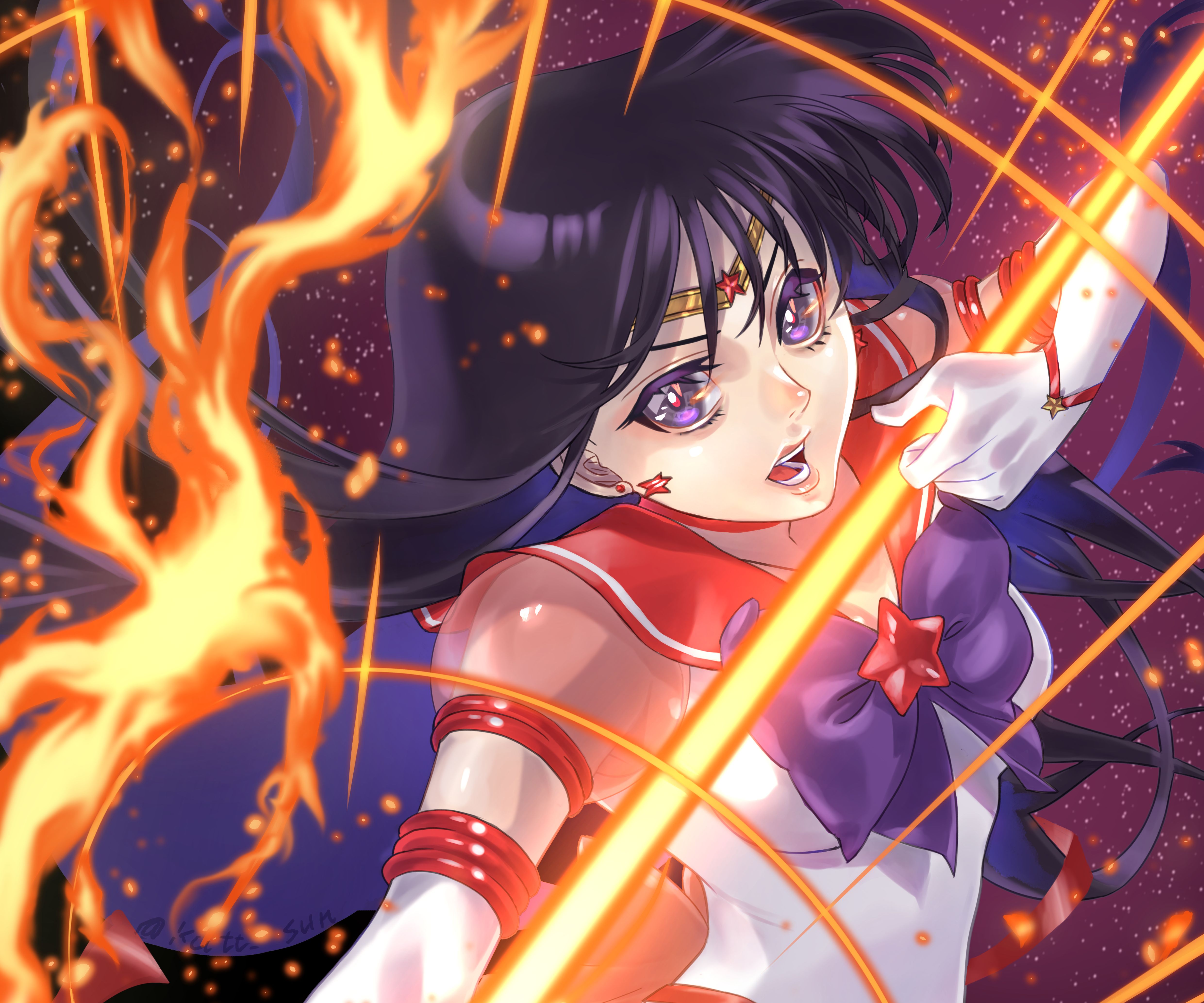 Sailor Mars Rei Hino Anime Sailor Moon