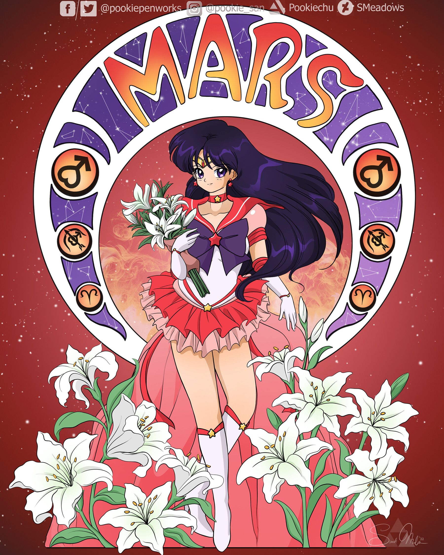 Art Nouveau Eternal Sailor Mars