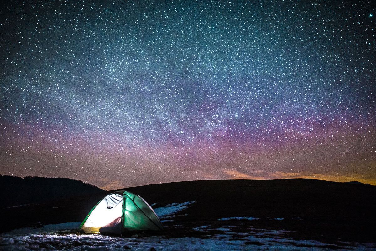 HD Desktop Background With tent camping