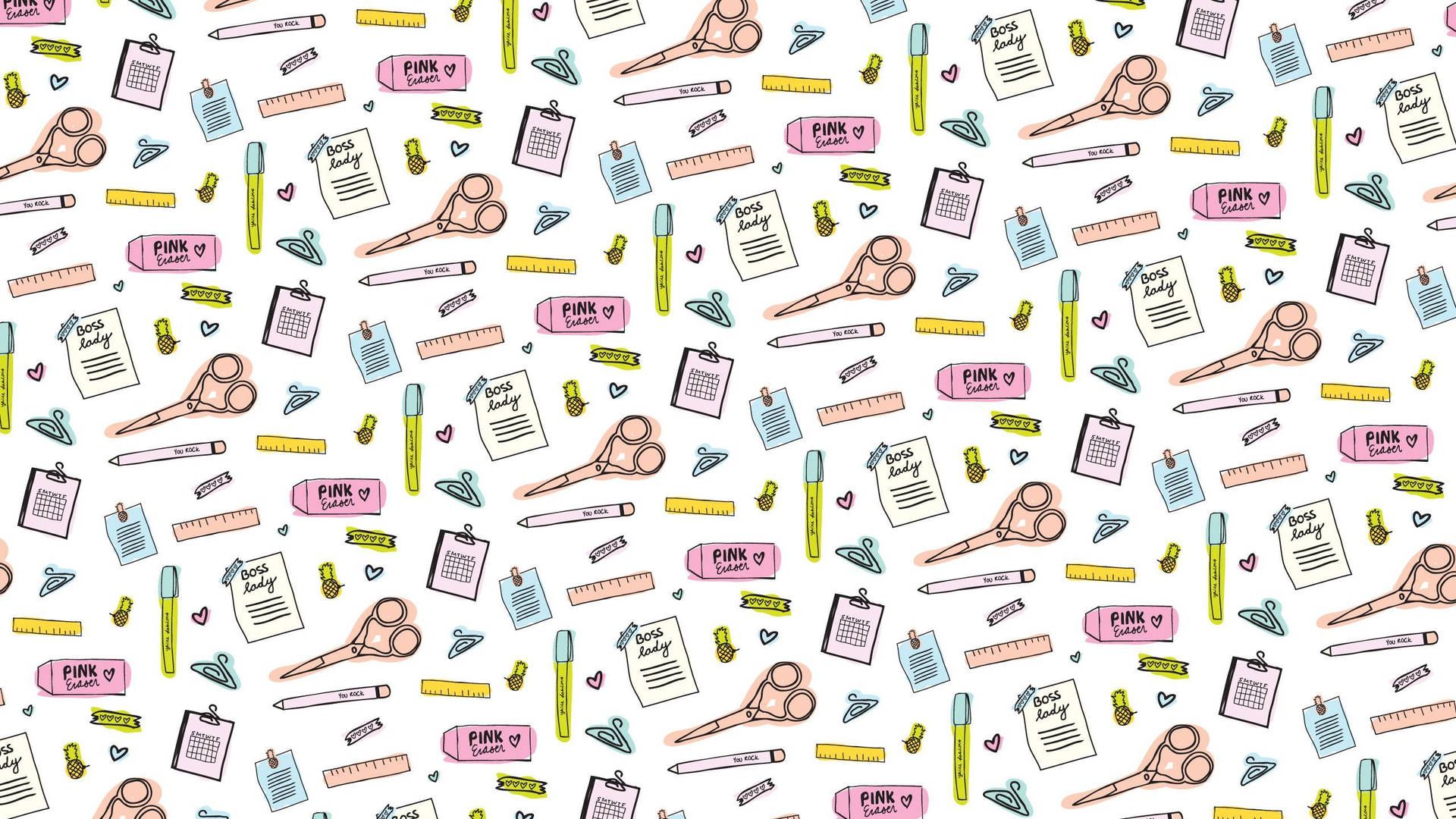 Download Cute Aesthetic Pc Stationery