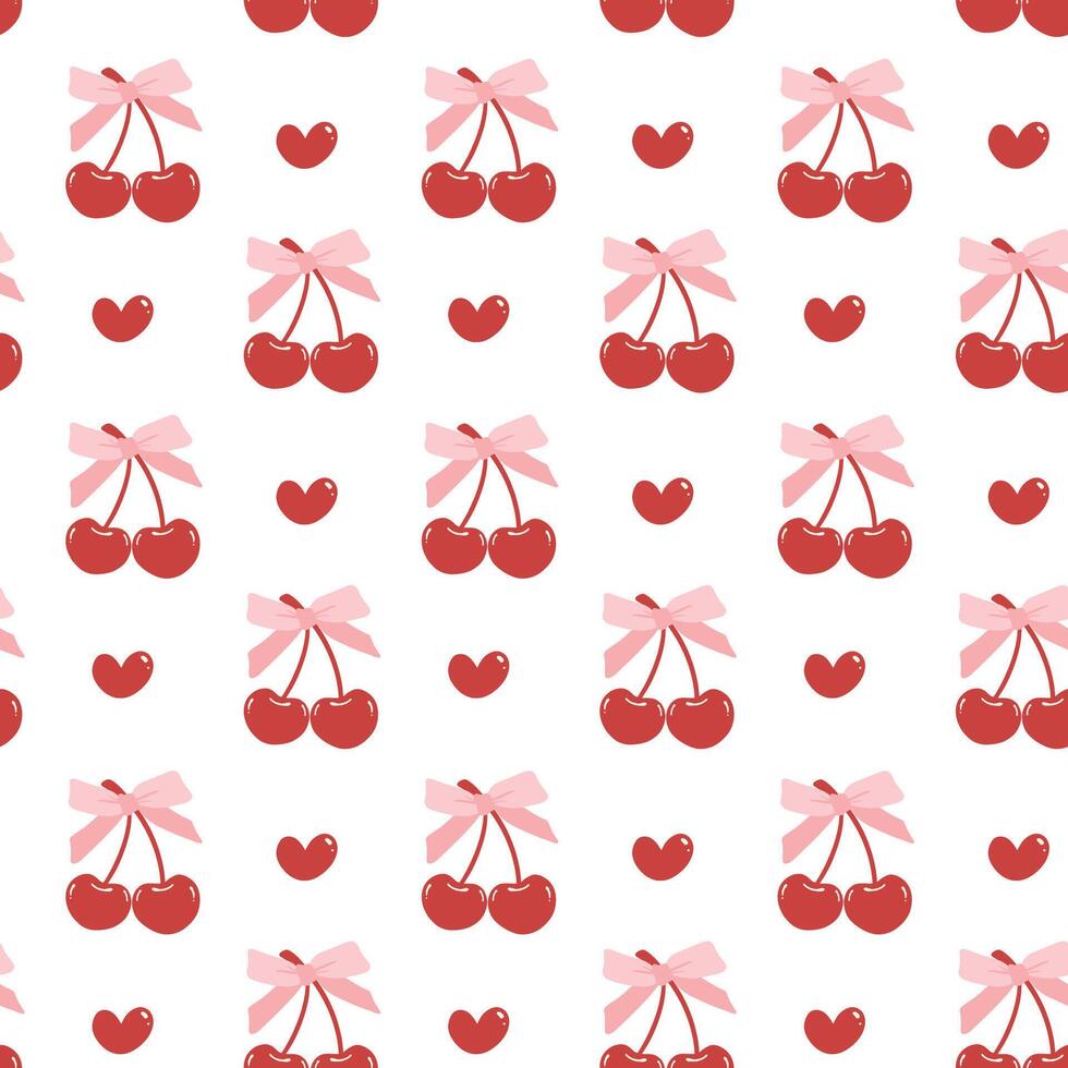 cute coquette aesthetic pattern