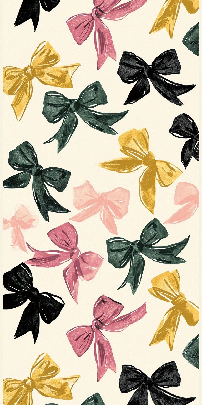 Charming Bow Wallpaper to Adorn