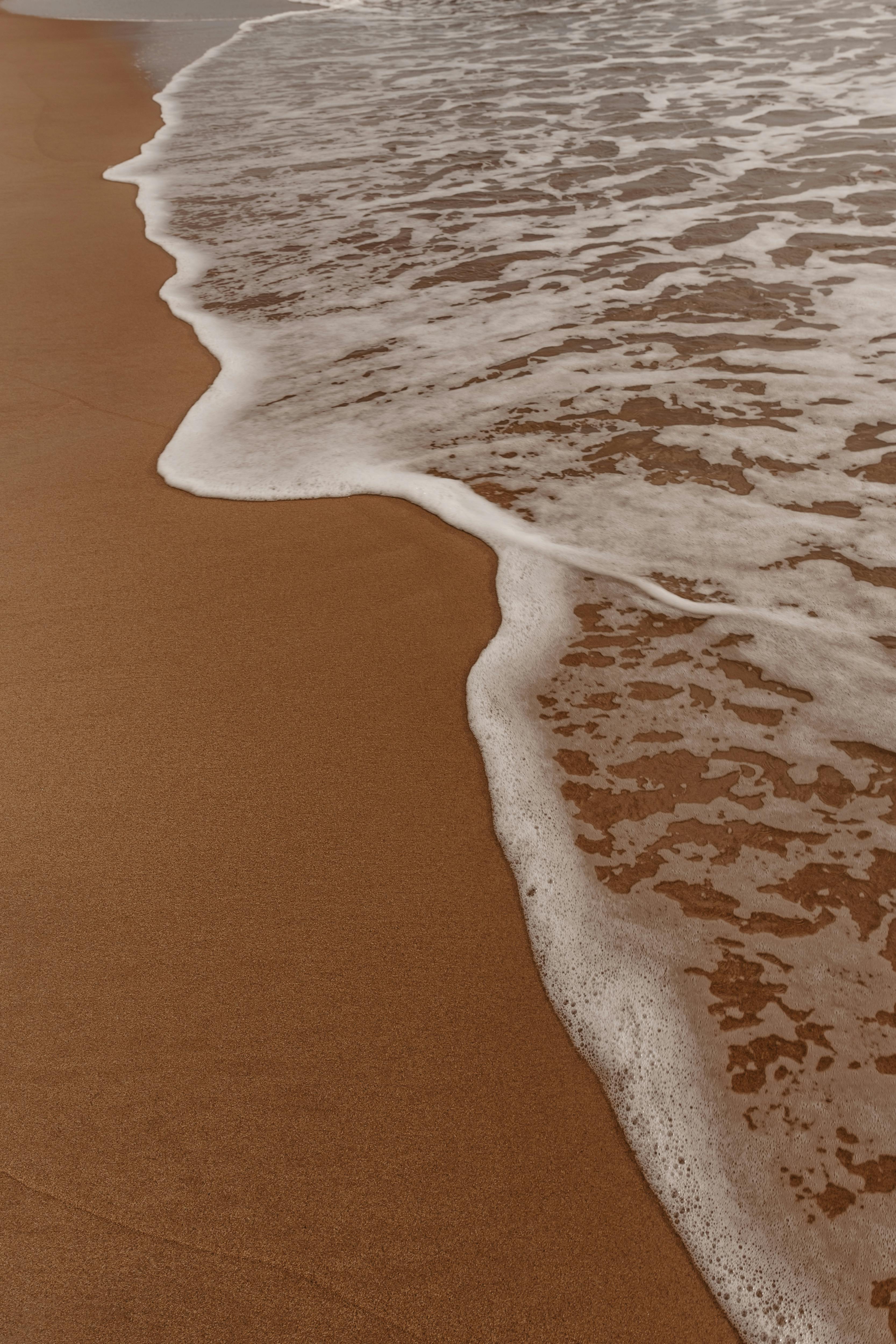 Brown Sand Near the Sea · Free