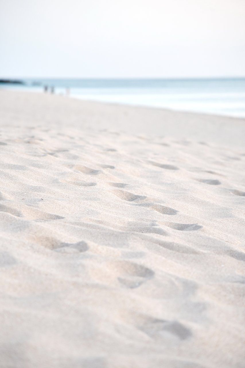 soft white sand at private beach