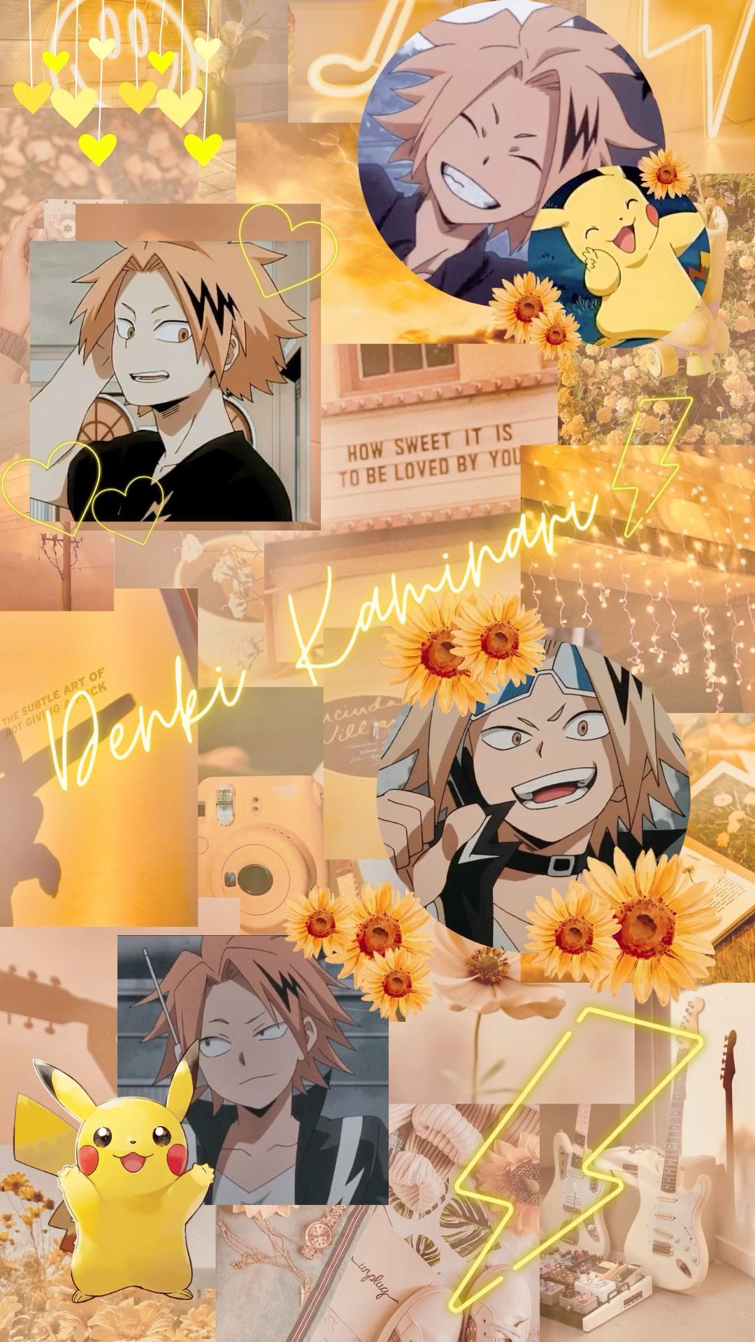 Mha Denki Kaminari phone wallpaper ⚡️