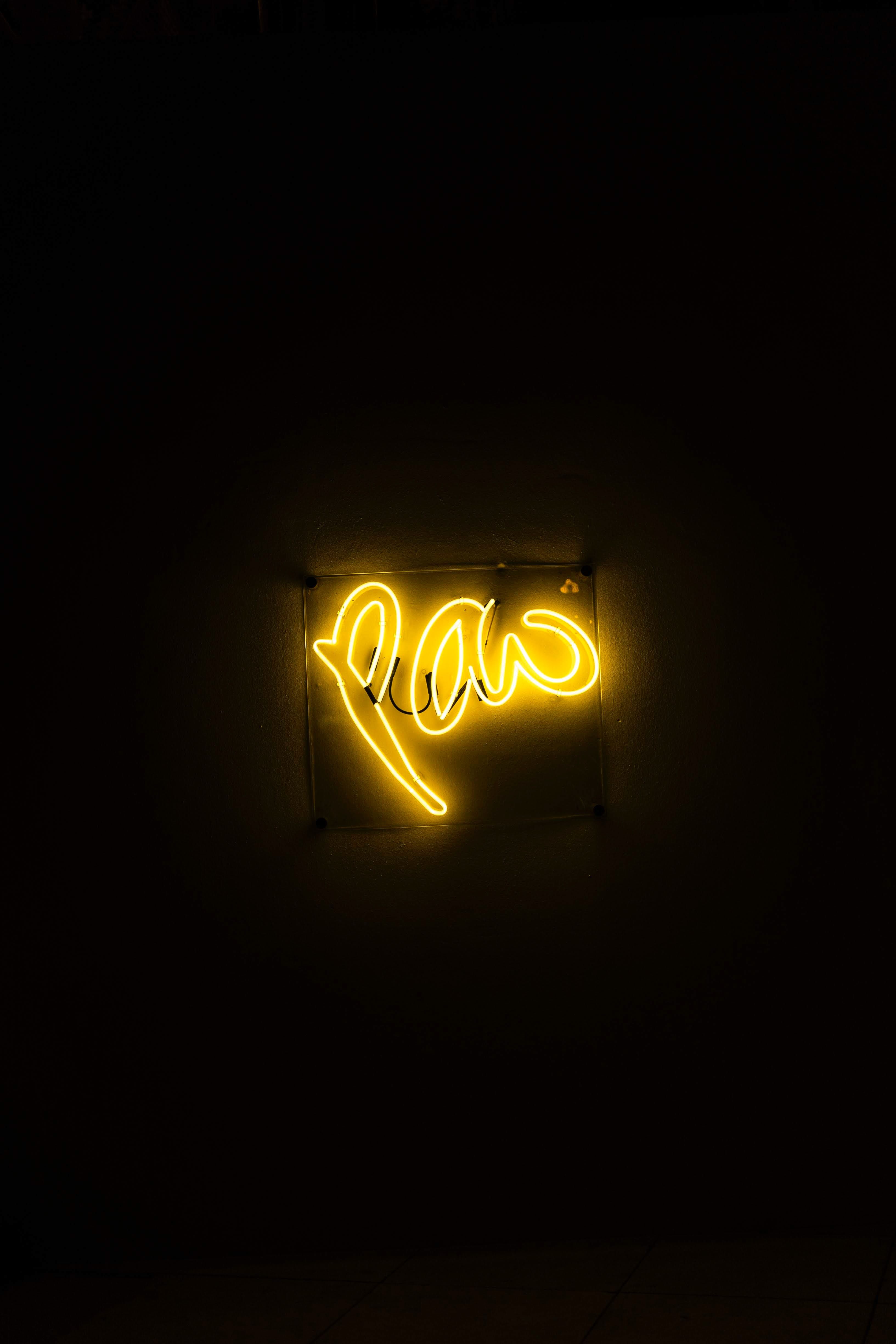 Love Neon Light Signage, Background