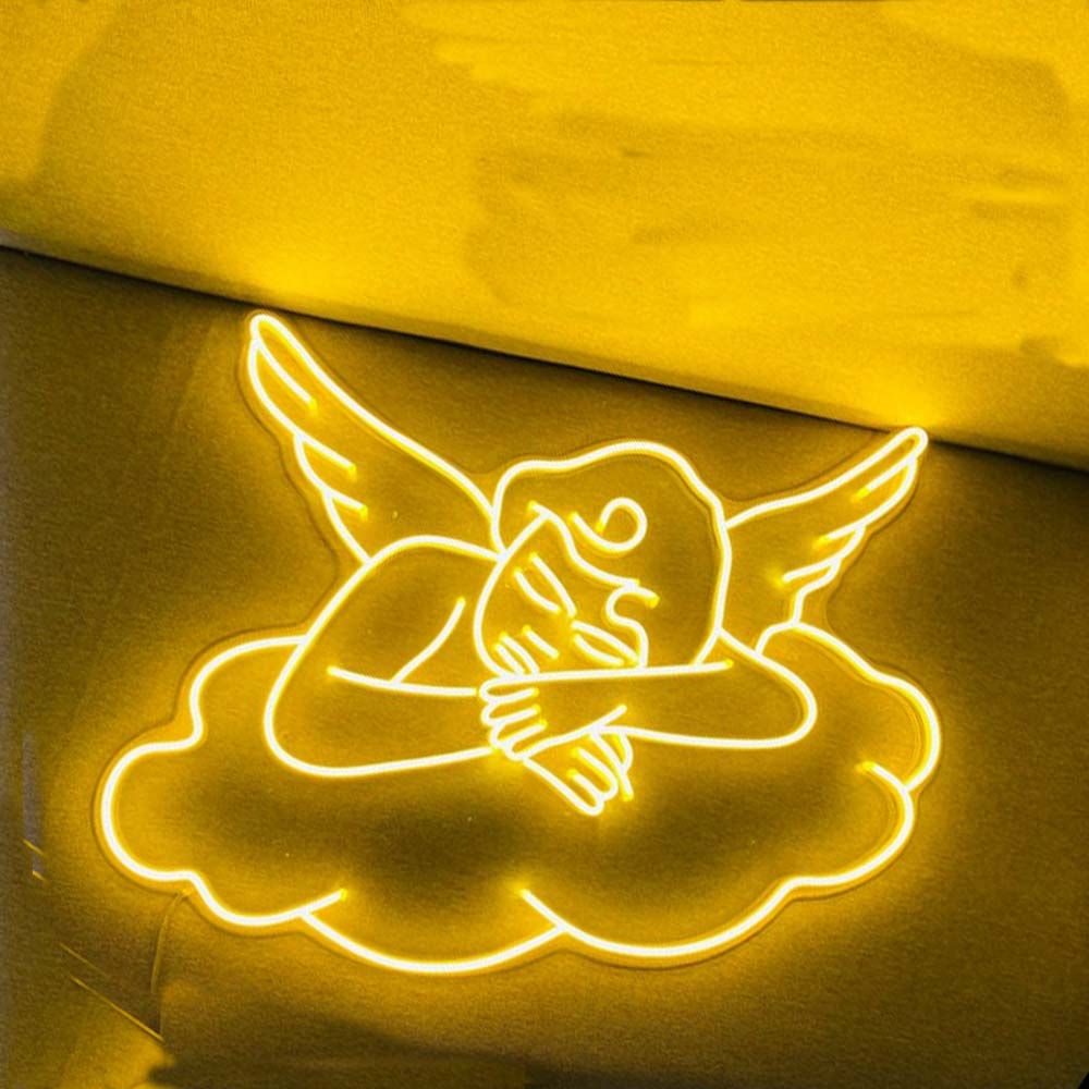 Angel Neon Sign for room, angel baby